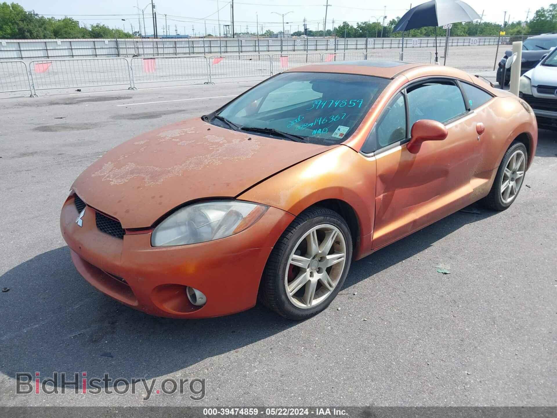 2006 MITSUBISHI ECLIPSE - VIN: 4A3AK34T66E031279 - Photo 2