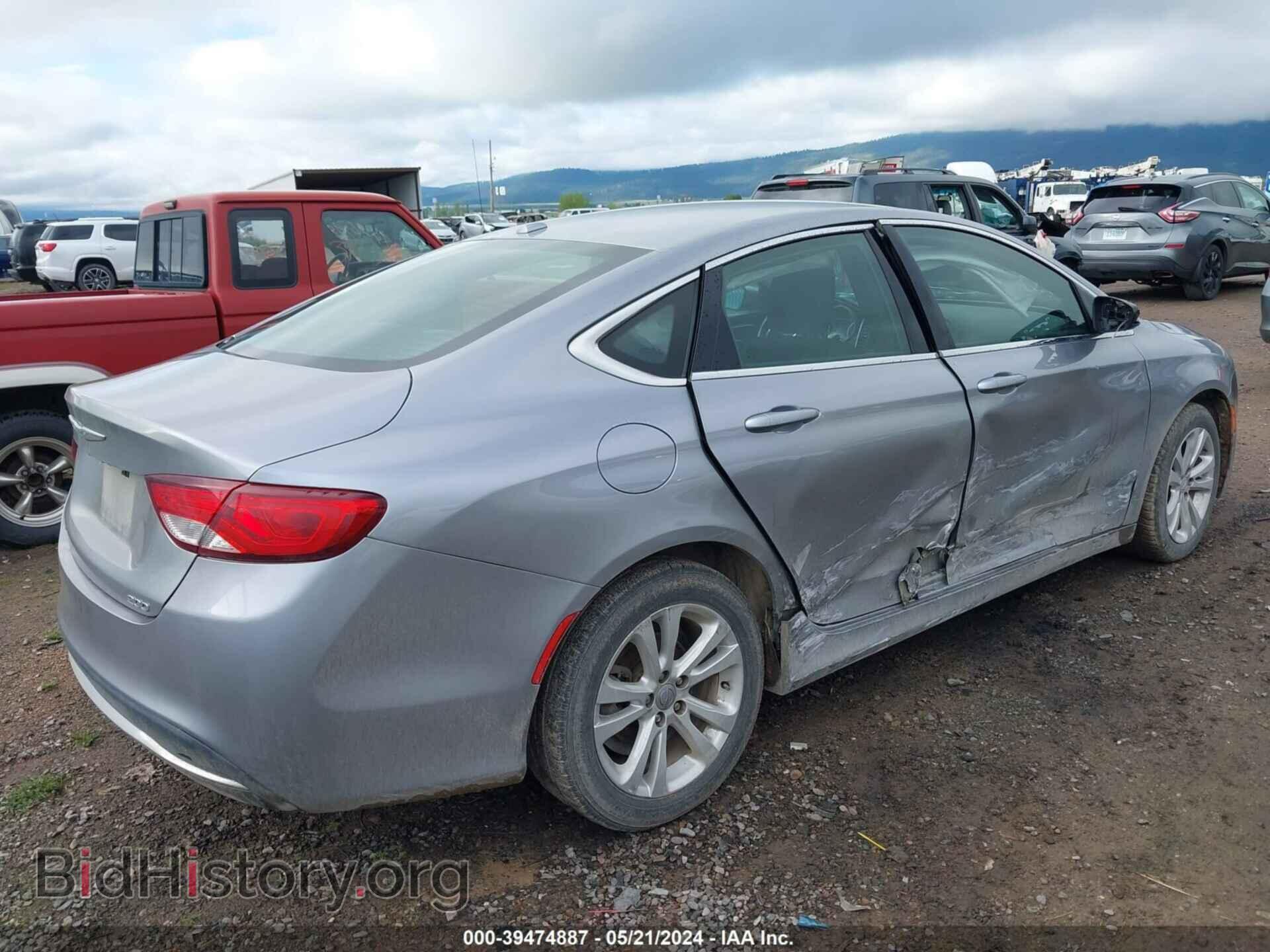 2015 CHRYSLER 200 - VIN: 1C3CCCAB1FN675376 - Фото 4