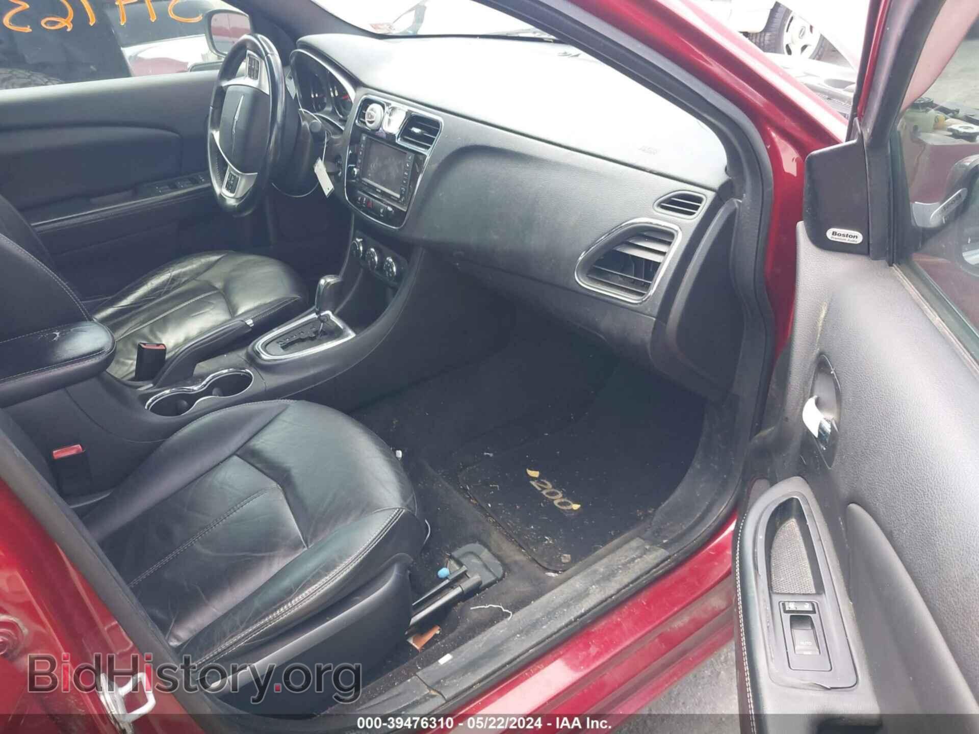 2013 CHRYSLER 200 - VIN: 1C3CCBCG3DN598431 - Фото 5