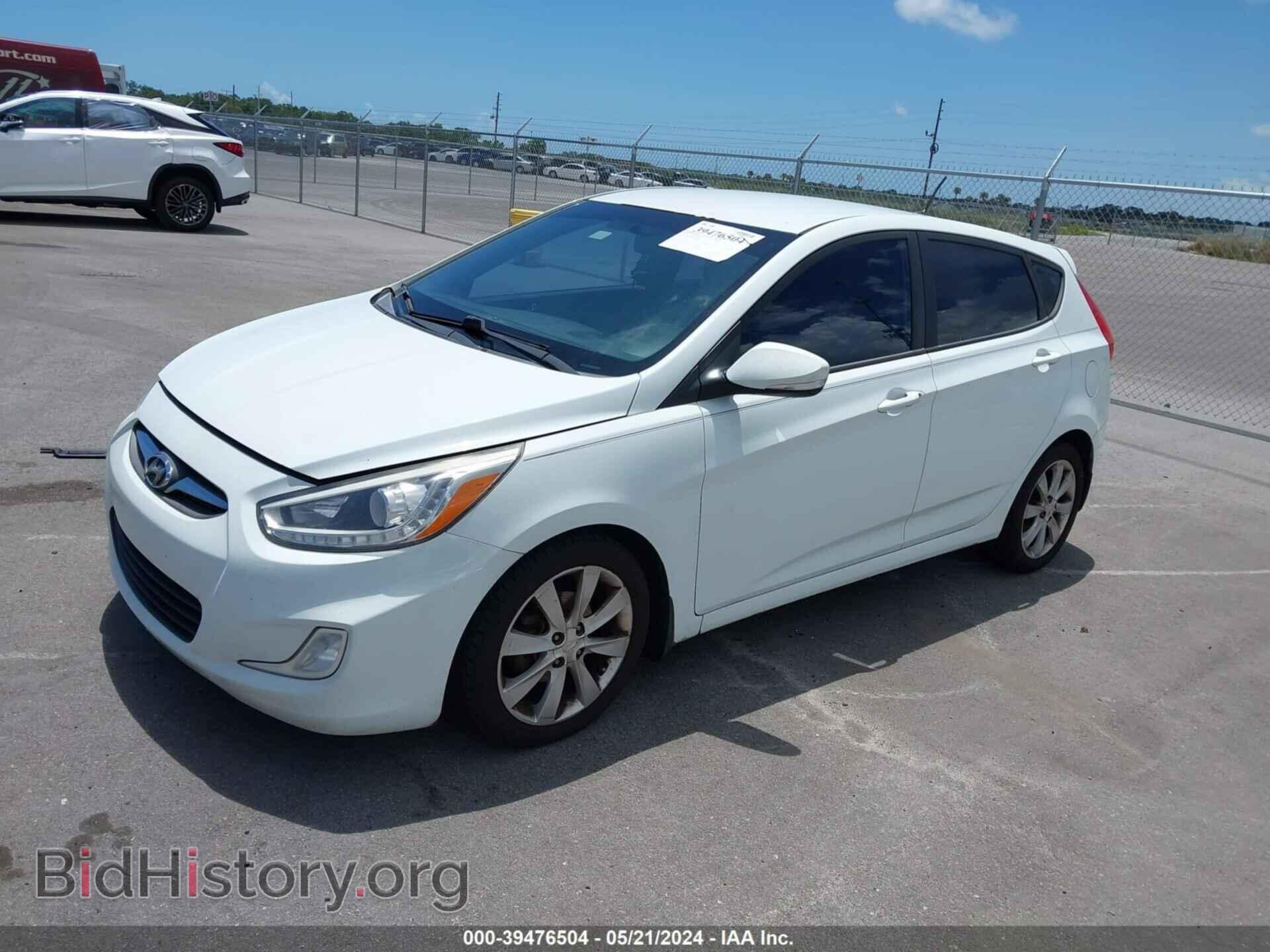 2014 HYUNDAI ACCENT - VIN: KMHCU5AE7EU142169 - Фото 2