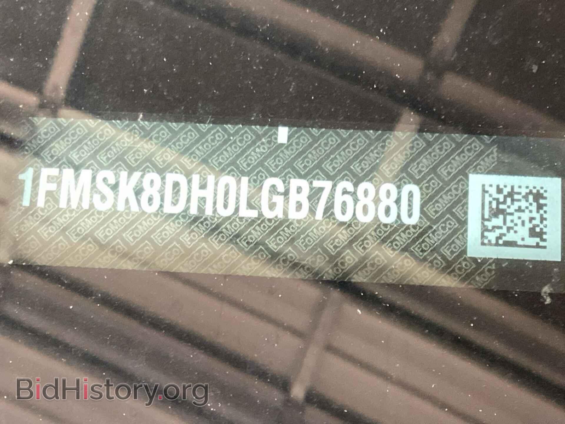2020 FORD EXPLORER - VIN: 1FMSK8DH0LGB76880 - Фото 3