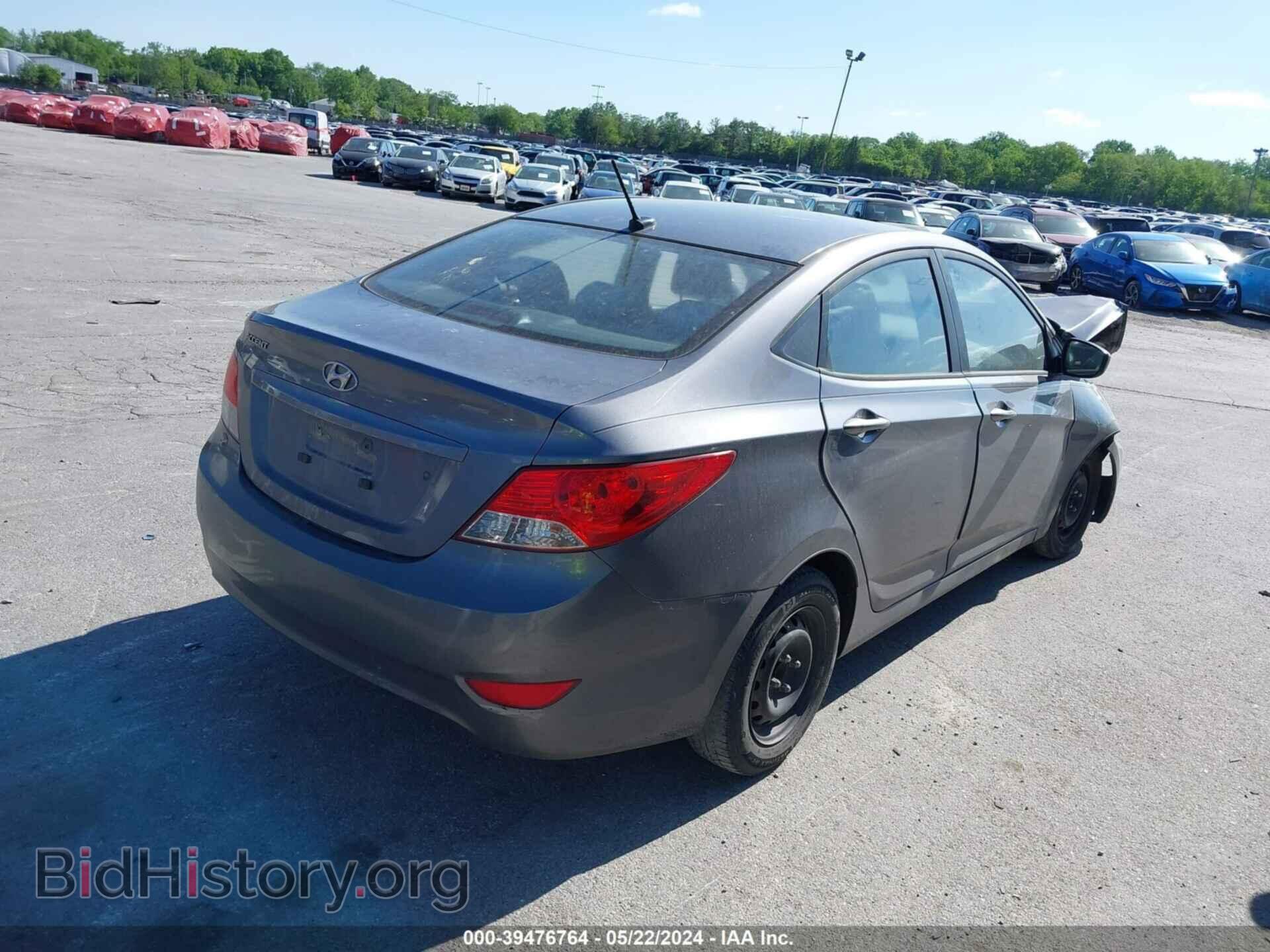 2013 HYUNDAI ACCENT - VIN: KMHCT4AE3DU563222 - Фото 4