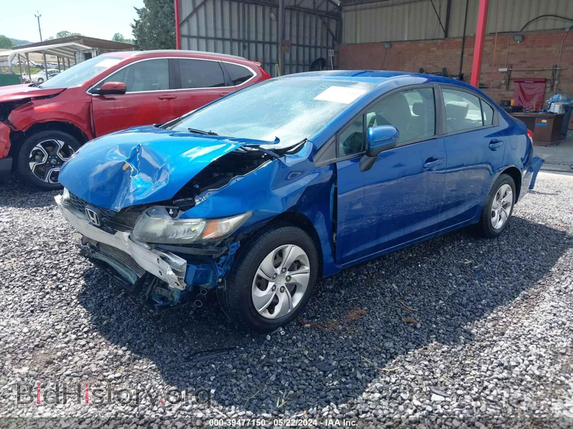 2014 HONDA CIVIC - VIN: 2HGFB2E52EH553497 - Фото 2