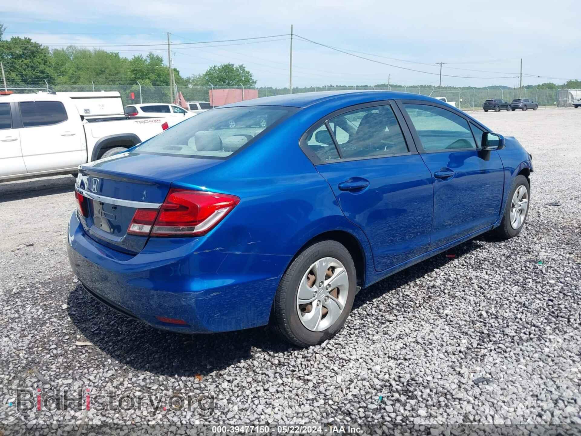 2014 HONDA CIVIC - VIN: 2HGFB2E52EH553497 - Фото 4