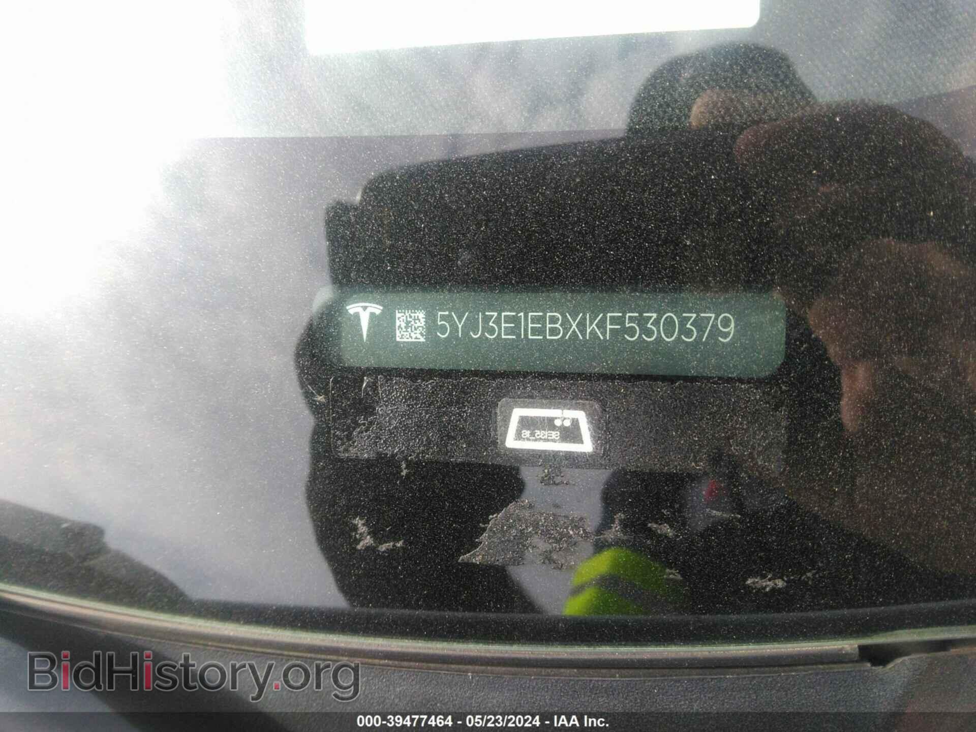 2019 TESLA MODEL 3 - VIN: 5YJ3E1EBXKF530379 - Фото 8