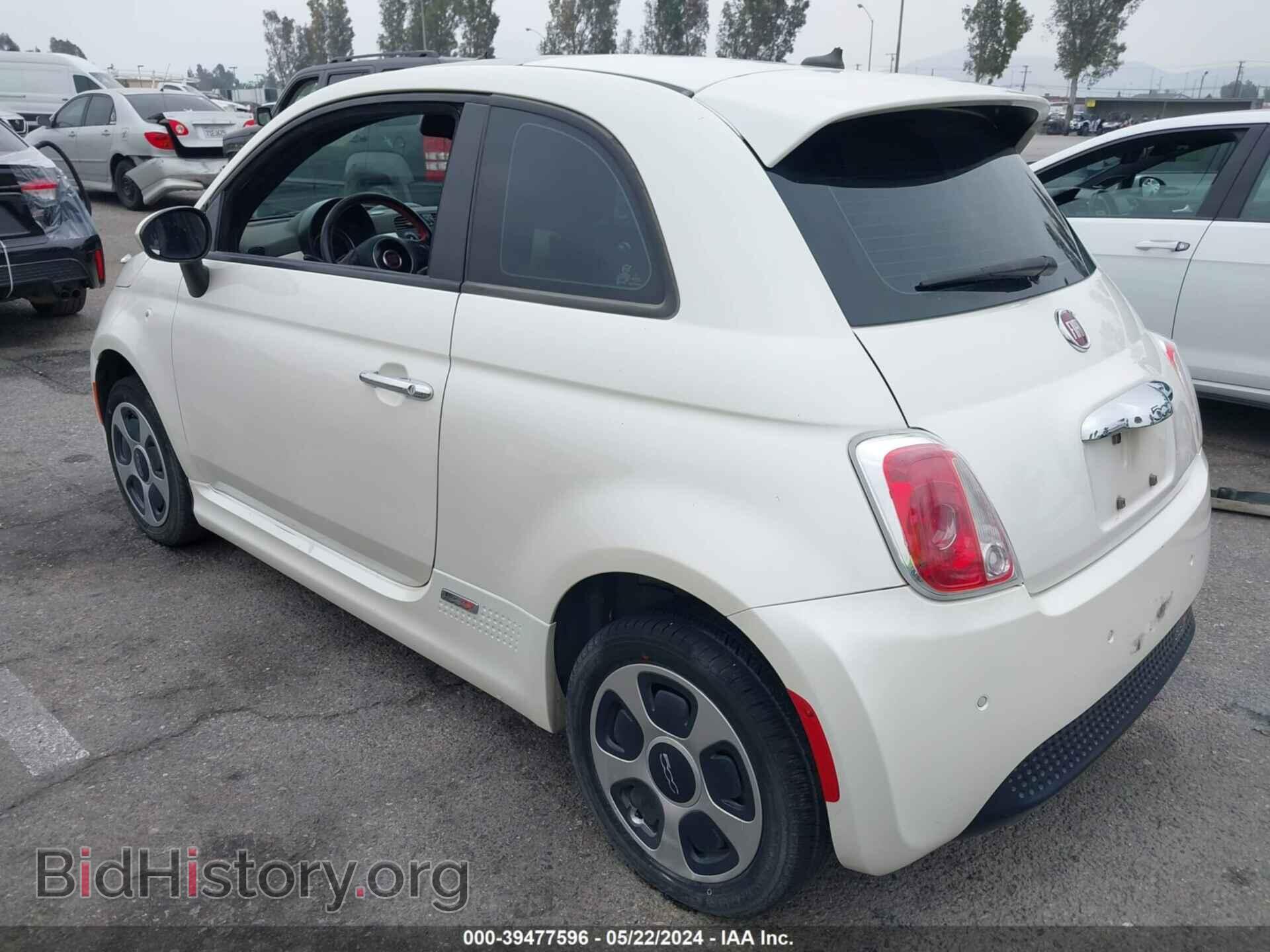 2015 FIAT 500E - VIN: 3C3CFFGE0FT527357 - Фото 3