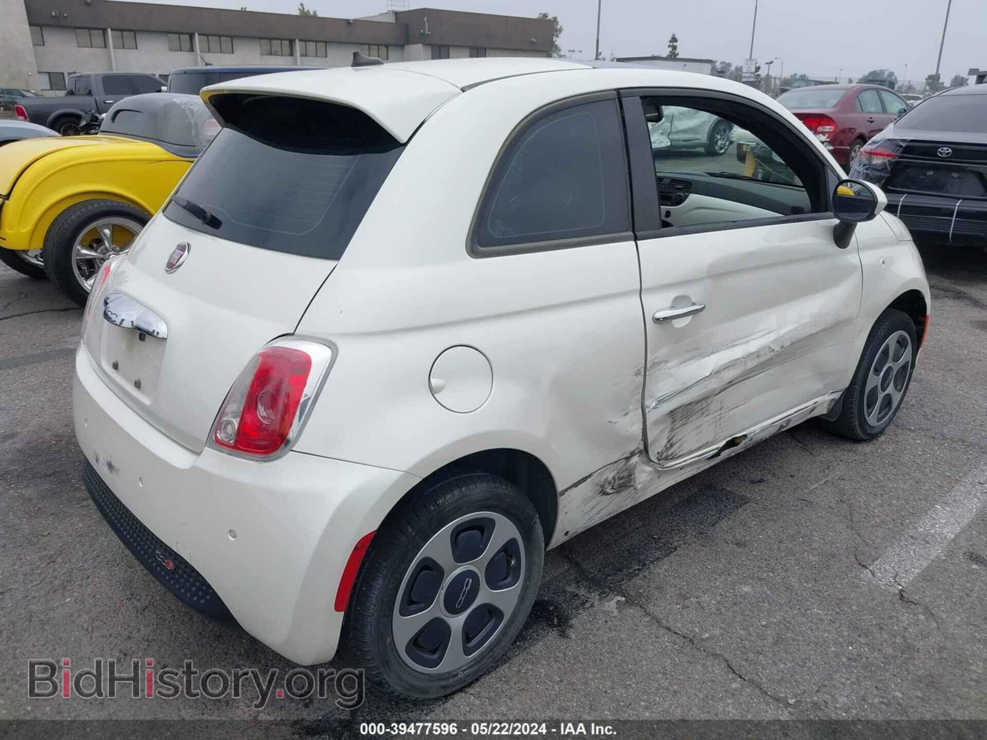 2015 FIAT 500E - VIN: 3C3CFFGE0FT527357 - Фото 4