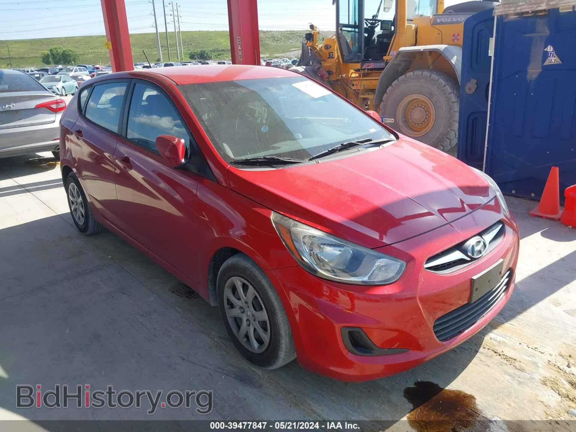 Photo KMHCT5AE2CU012767 - HYUNDAI ACCENT 2012