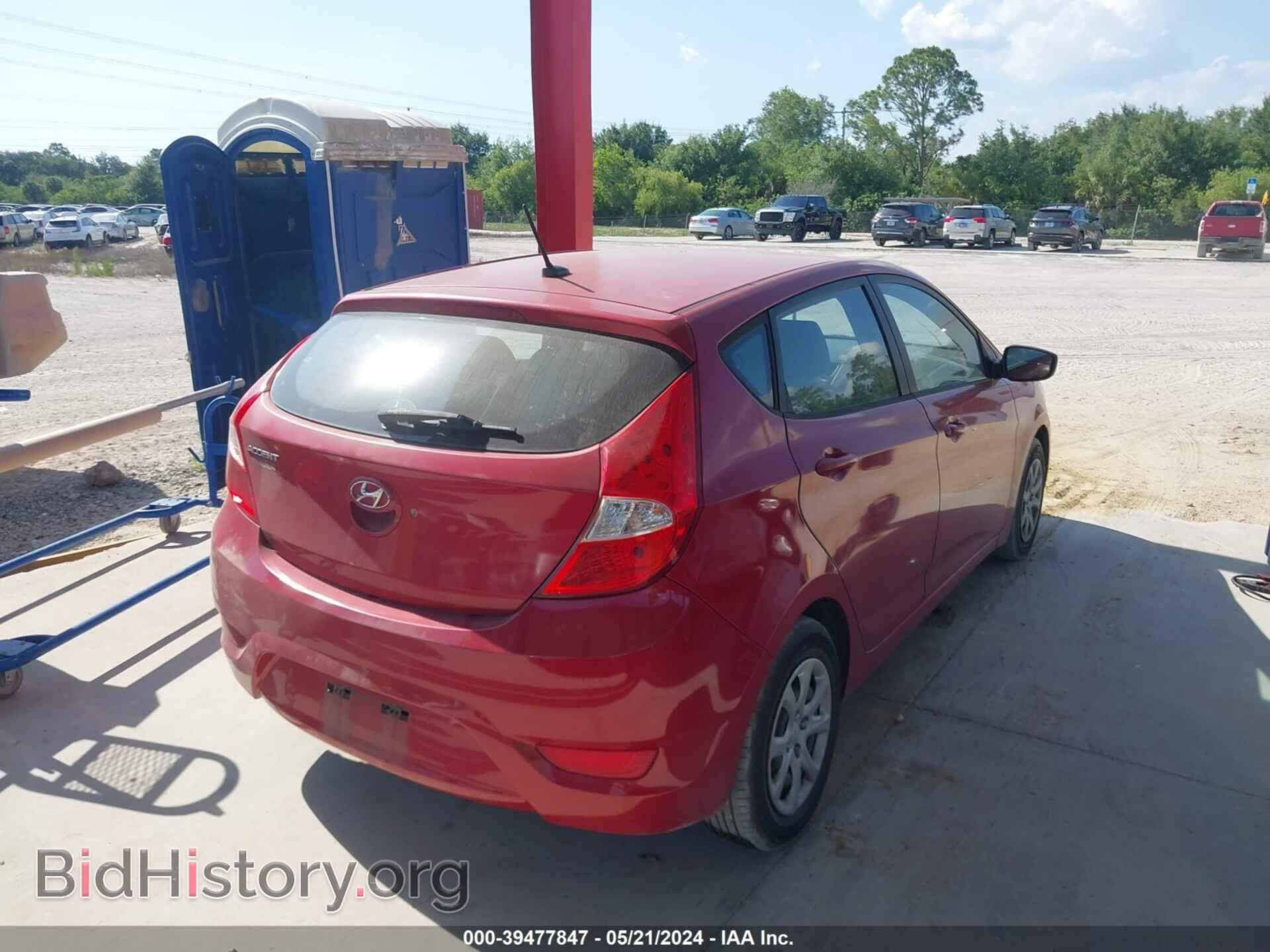 2012 HYUNDAI ACCENT - VIN: KMHCT5AE2CU012767 - Фото 4