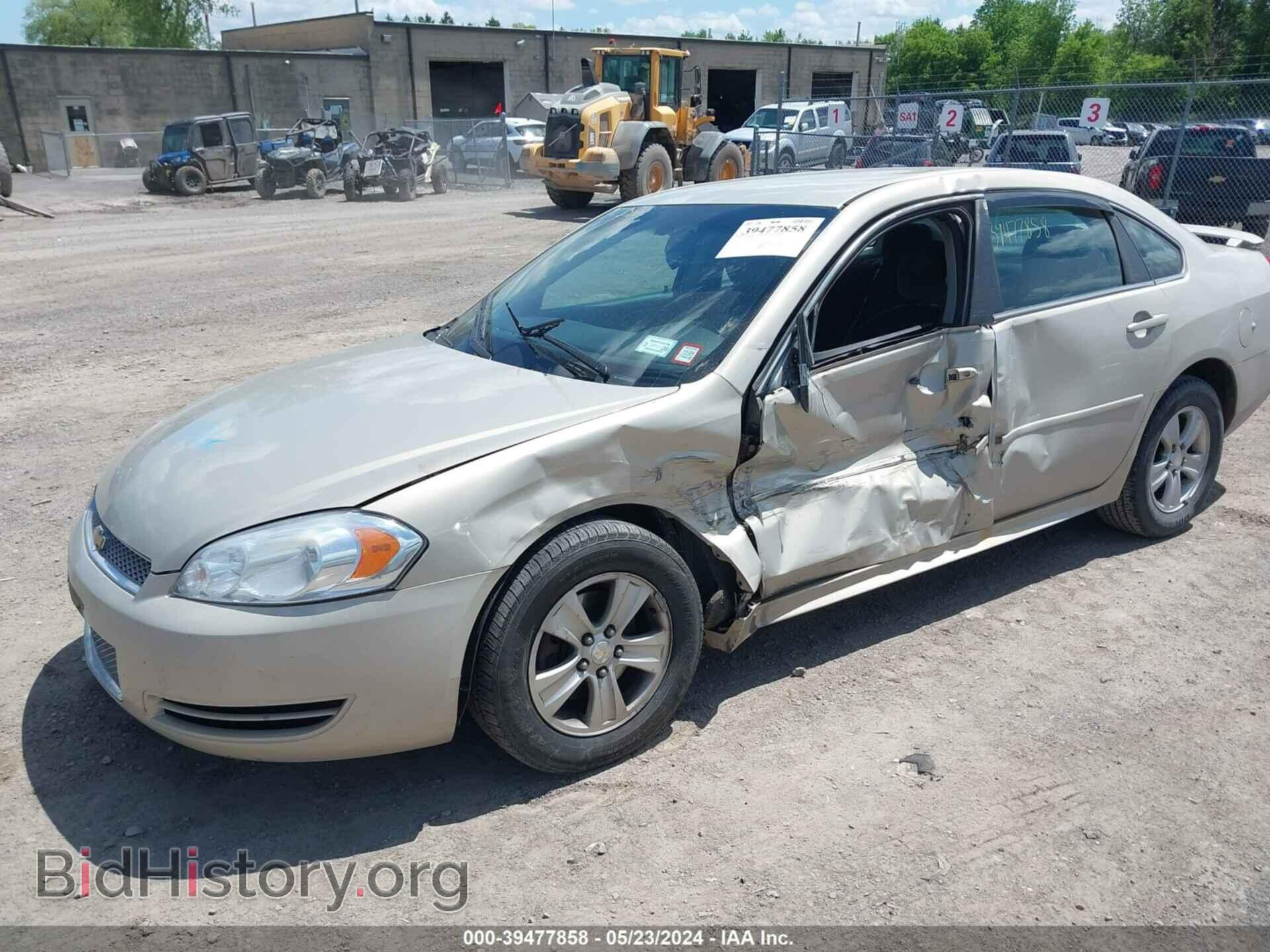 2012 CHEVROLET IMPALA - VIN: 2G1WF5E32C1204227 - Фото 2