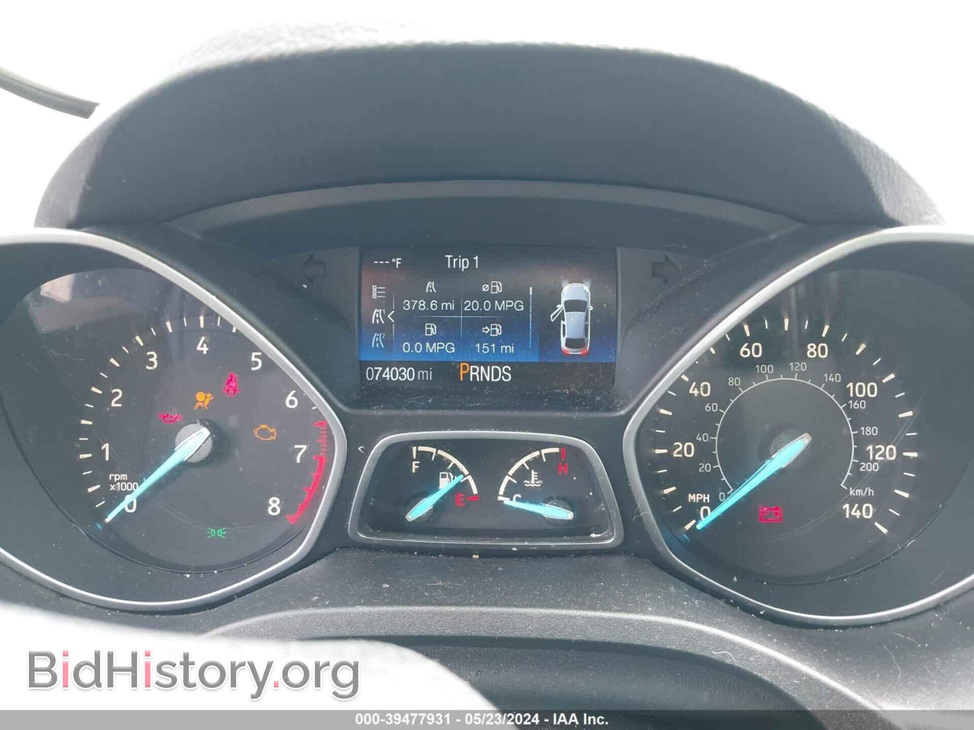 2017 FORD ESCAPE - VIN: 1FMCU0F79HUB71657 - Фото 7
