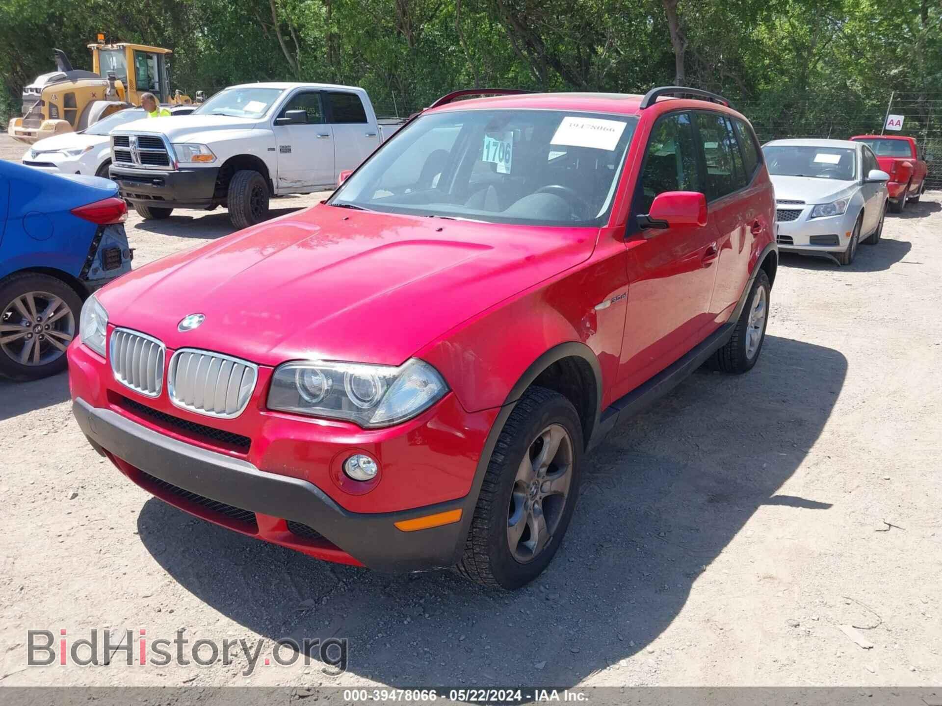 2007 BMW X3 - VIN: WBXPC93457WF13394 - Фото 2