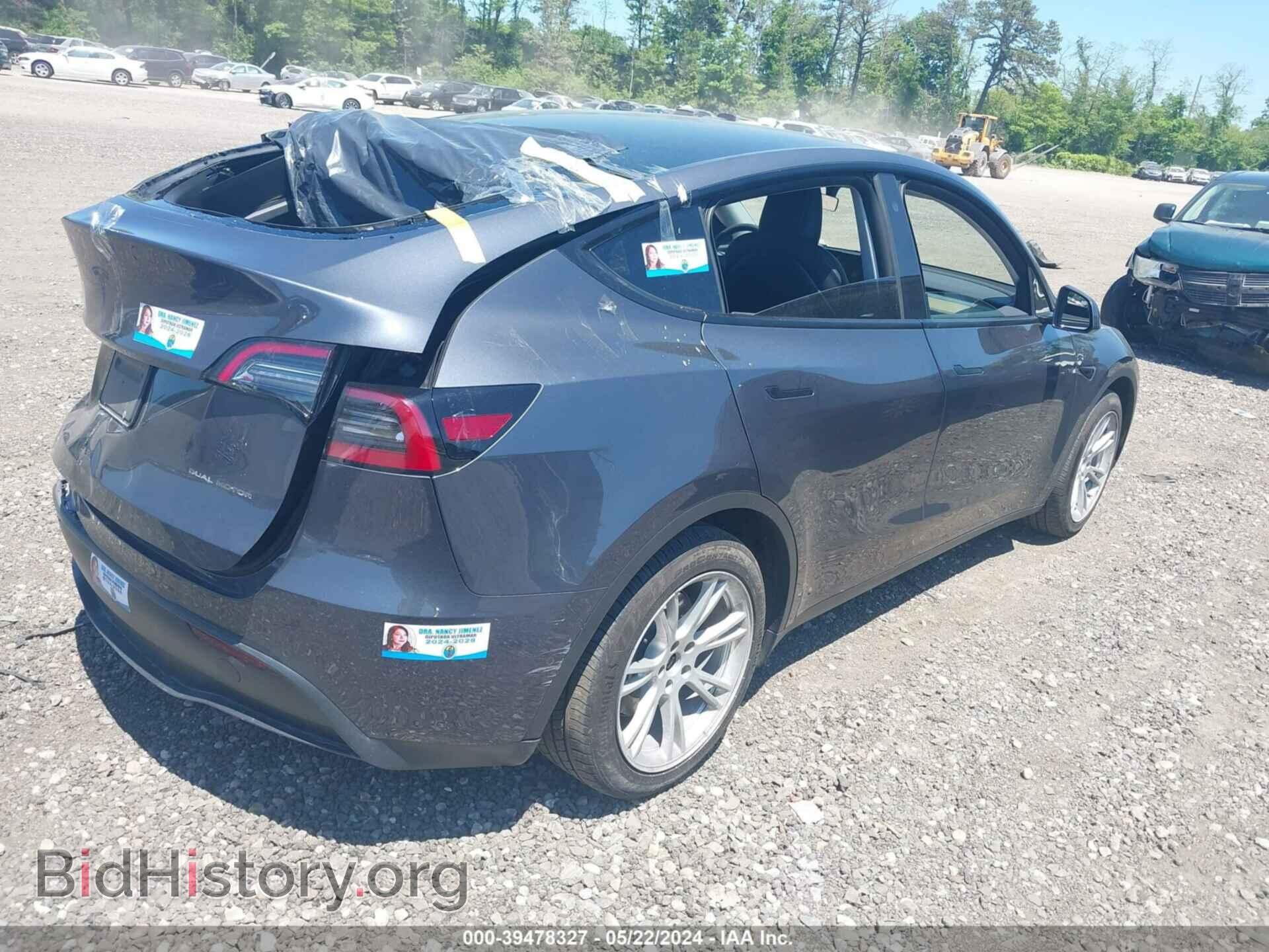 2022 TESLA MODEL Y - VIN: 7SAYGAEE2NF400484 - Фото 4