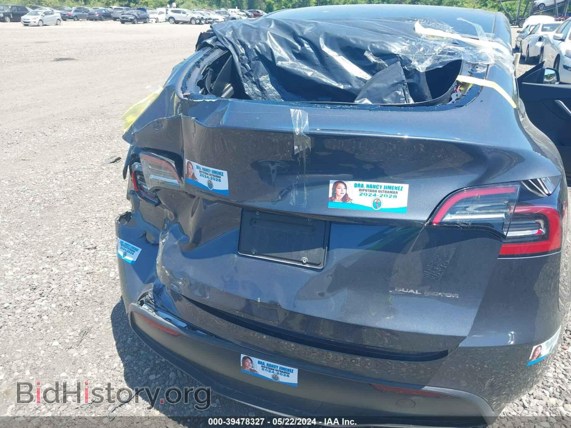 2022 TESLA MODEL Y - VIN: 7SAYGAEE2NF400484 - Фото 6