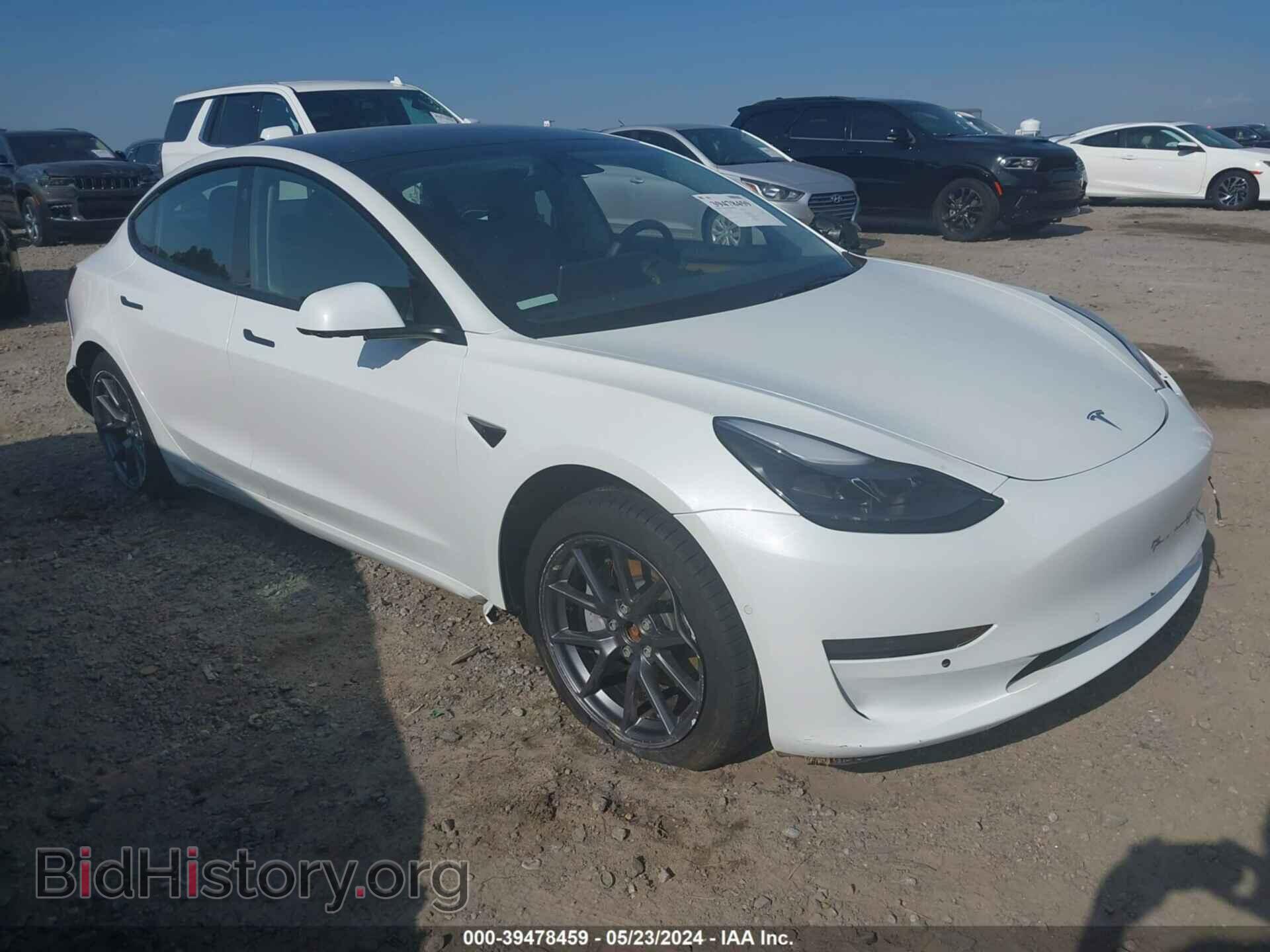 Photo 5YJ3E1EB3NF190965 - TESLA MODEL 3 2022
