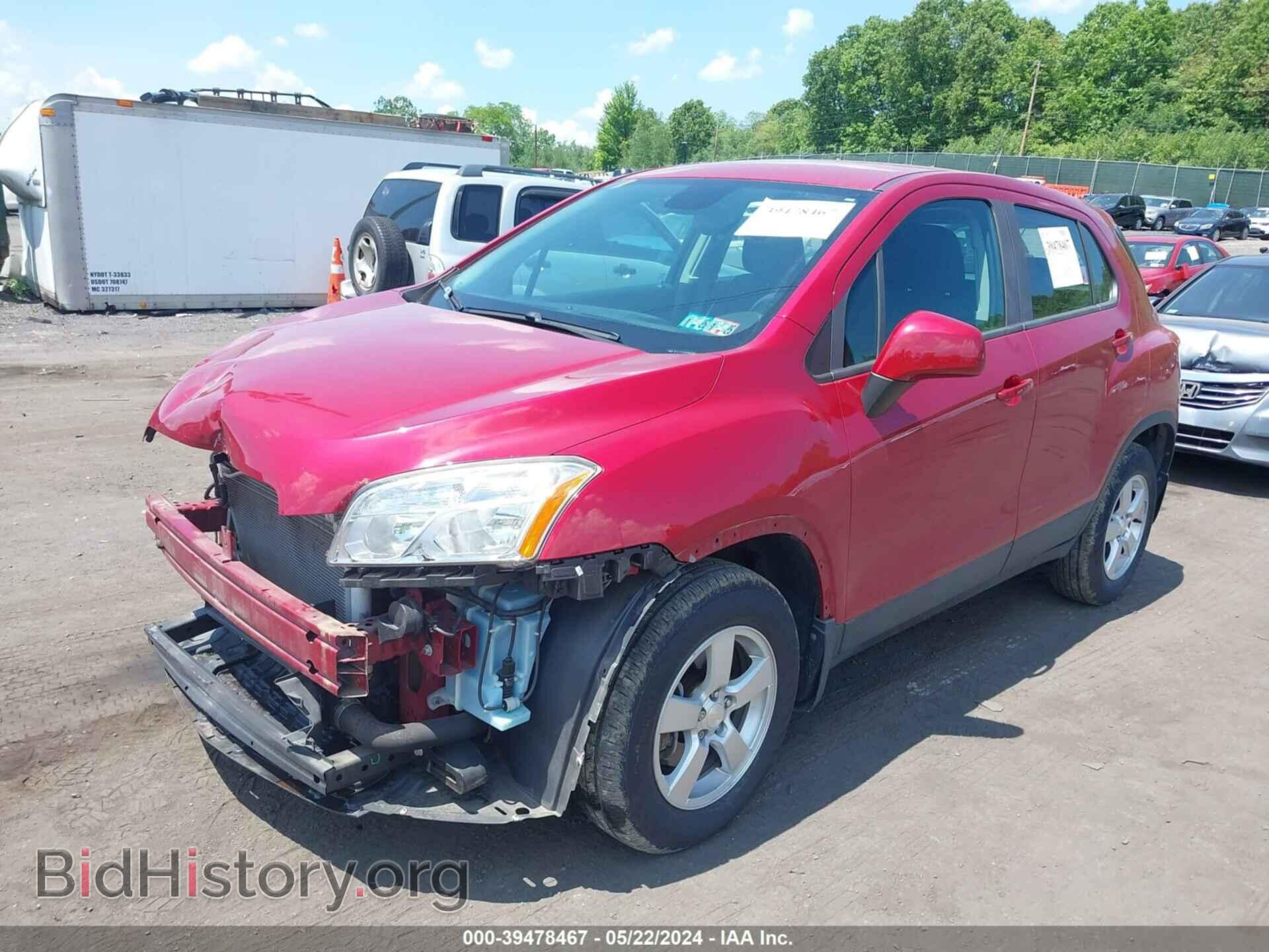 2015 CHEVROLET TRAX - VIN: KL7CJPSB8FB071748 - Фото 2