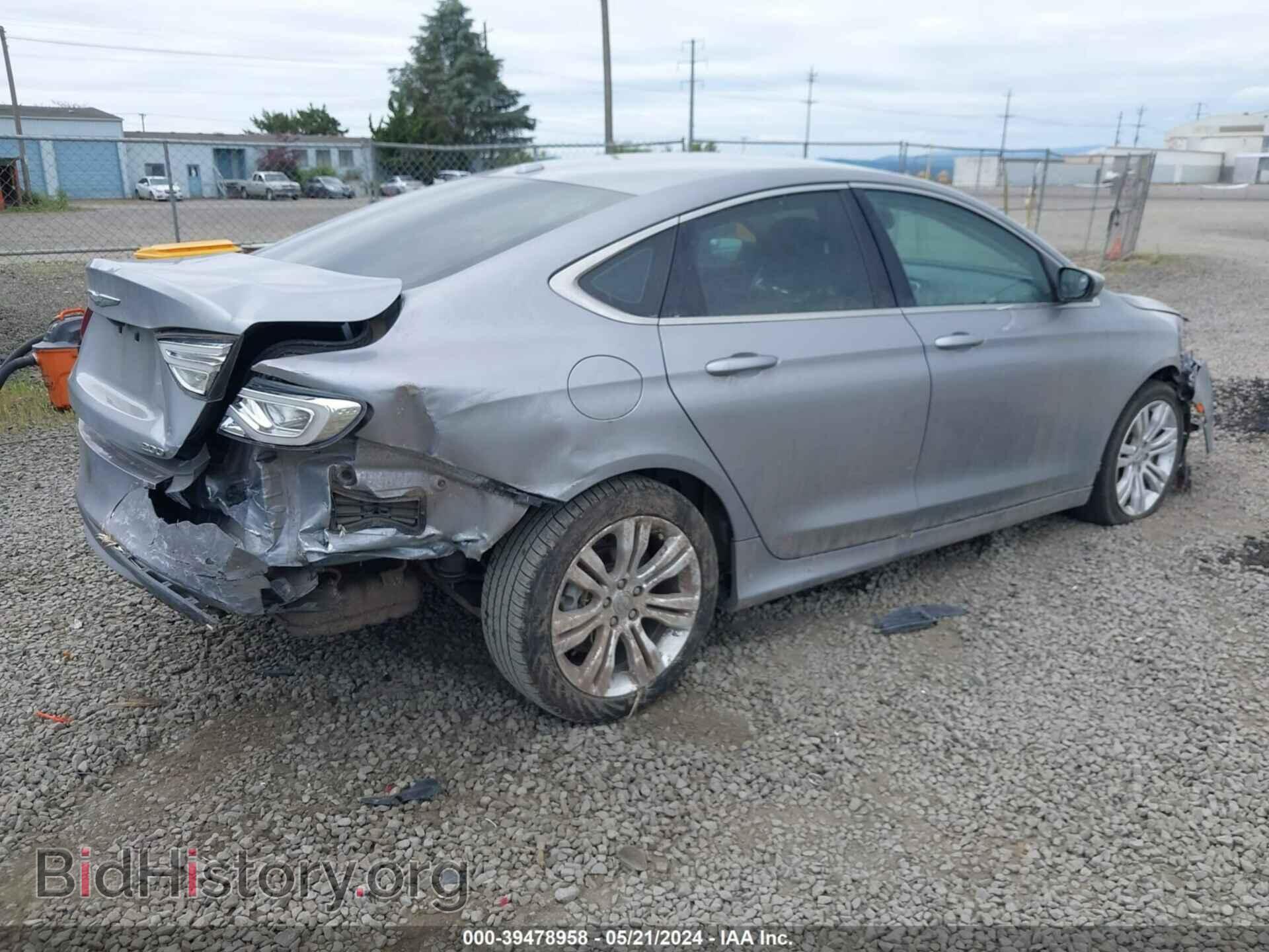 2015 CHRYSLER 200 - VIN: 1C3CCCABXFN626645 - Фото 4