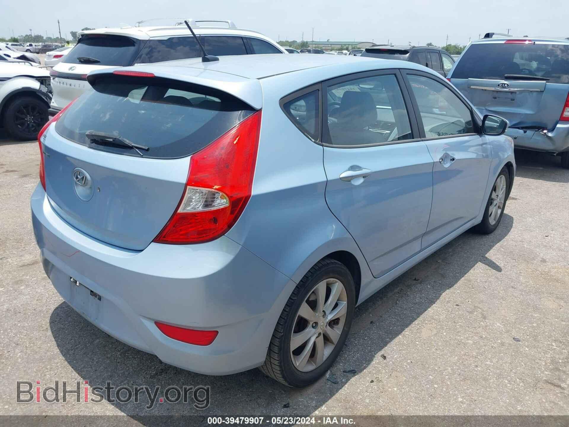 2013 HYUNDAI ACCENT - VIN: KMHCU5AE2DU086320 - Фото 4