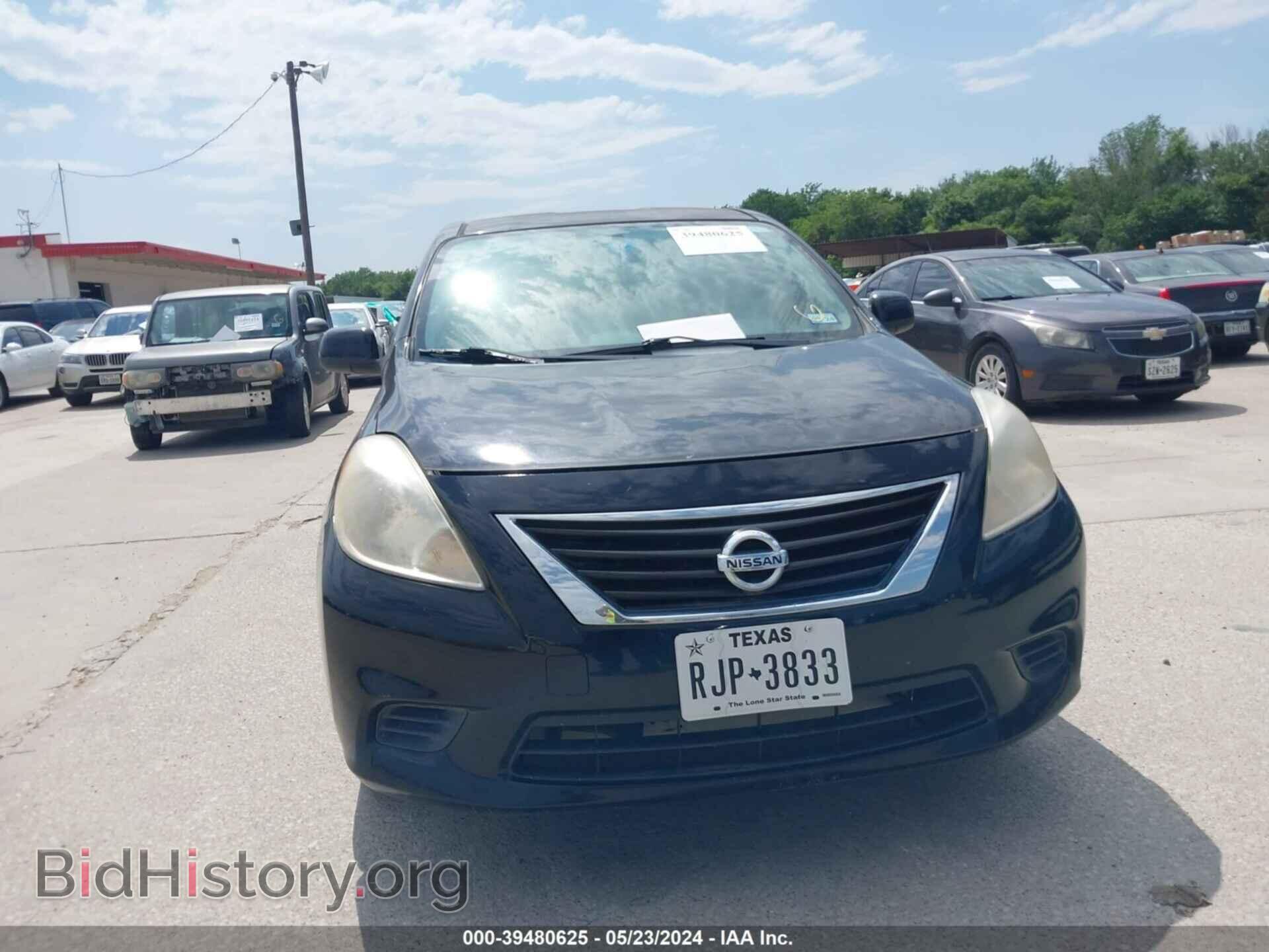 Фотография 3N1CN7AP1CL863077 - NISSAN VERSA 2012