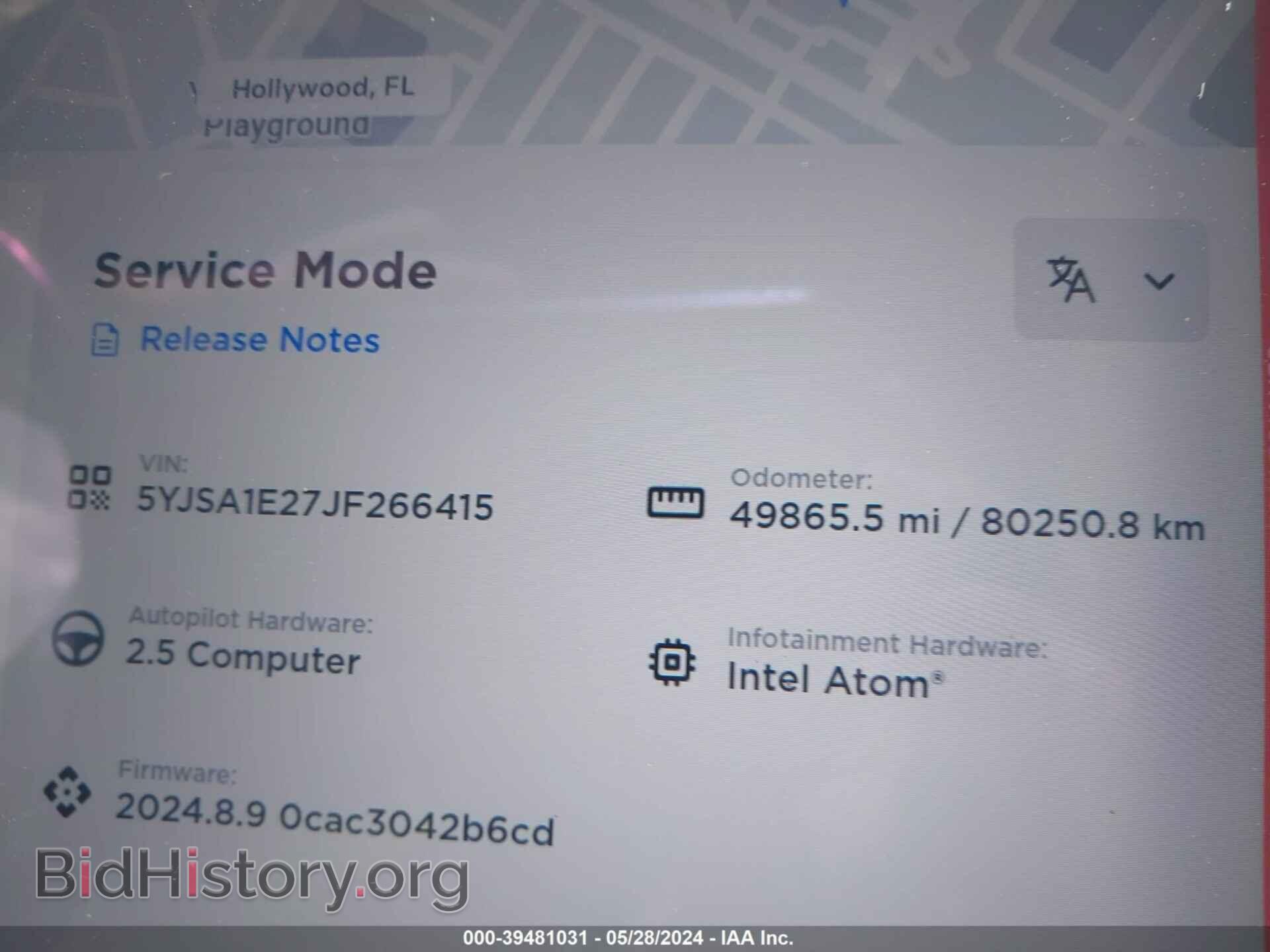 2018 TESLA MODEL S - VIN: 5YJSA1E27JF266415 - Photo 7