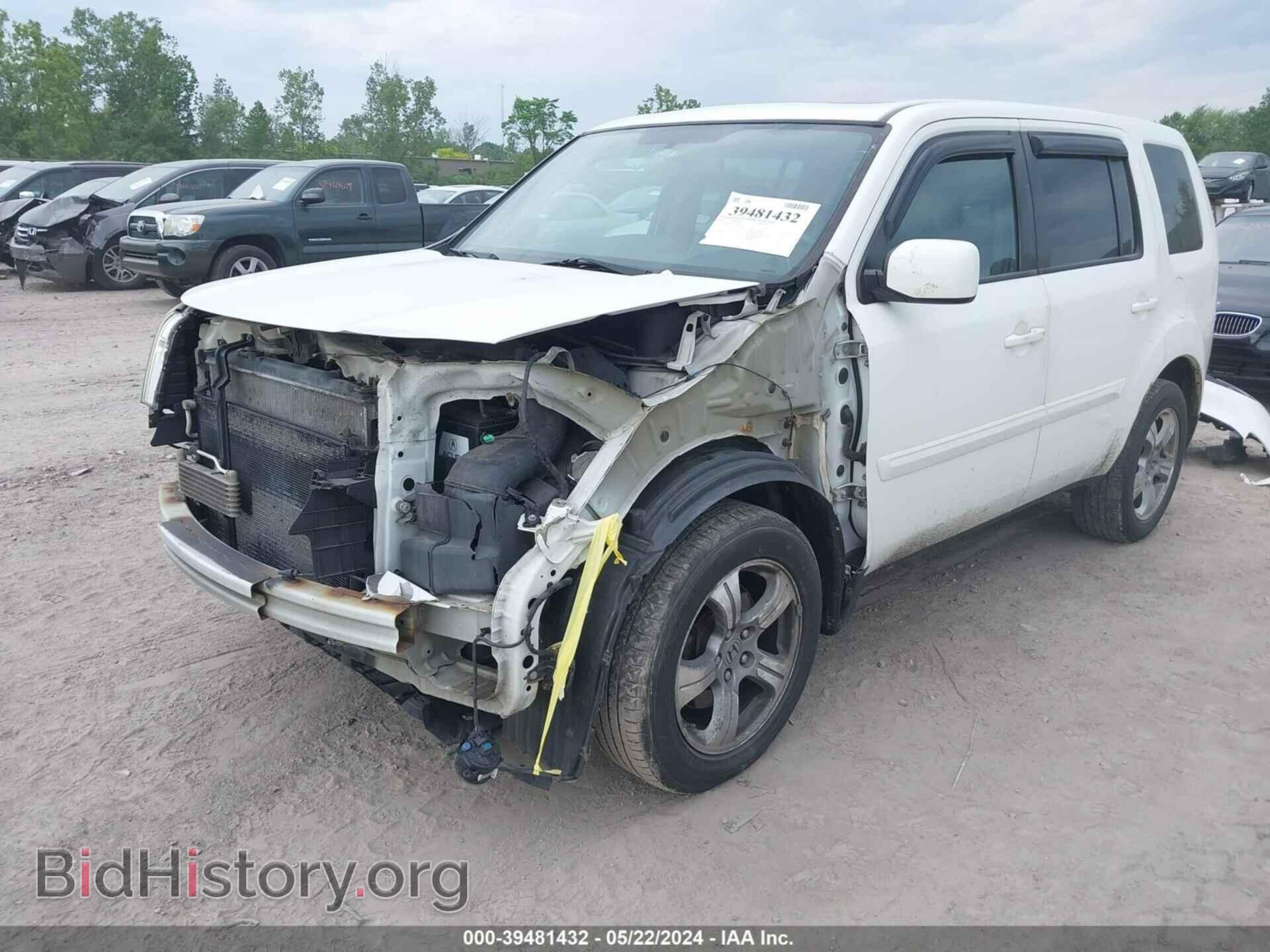 2014 HONDA PILOT - VIN: 5FNYF4H51EB028486 - Фото 2