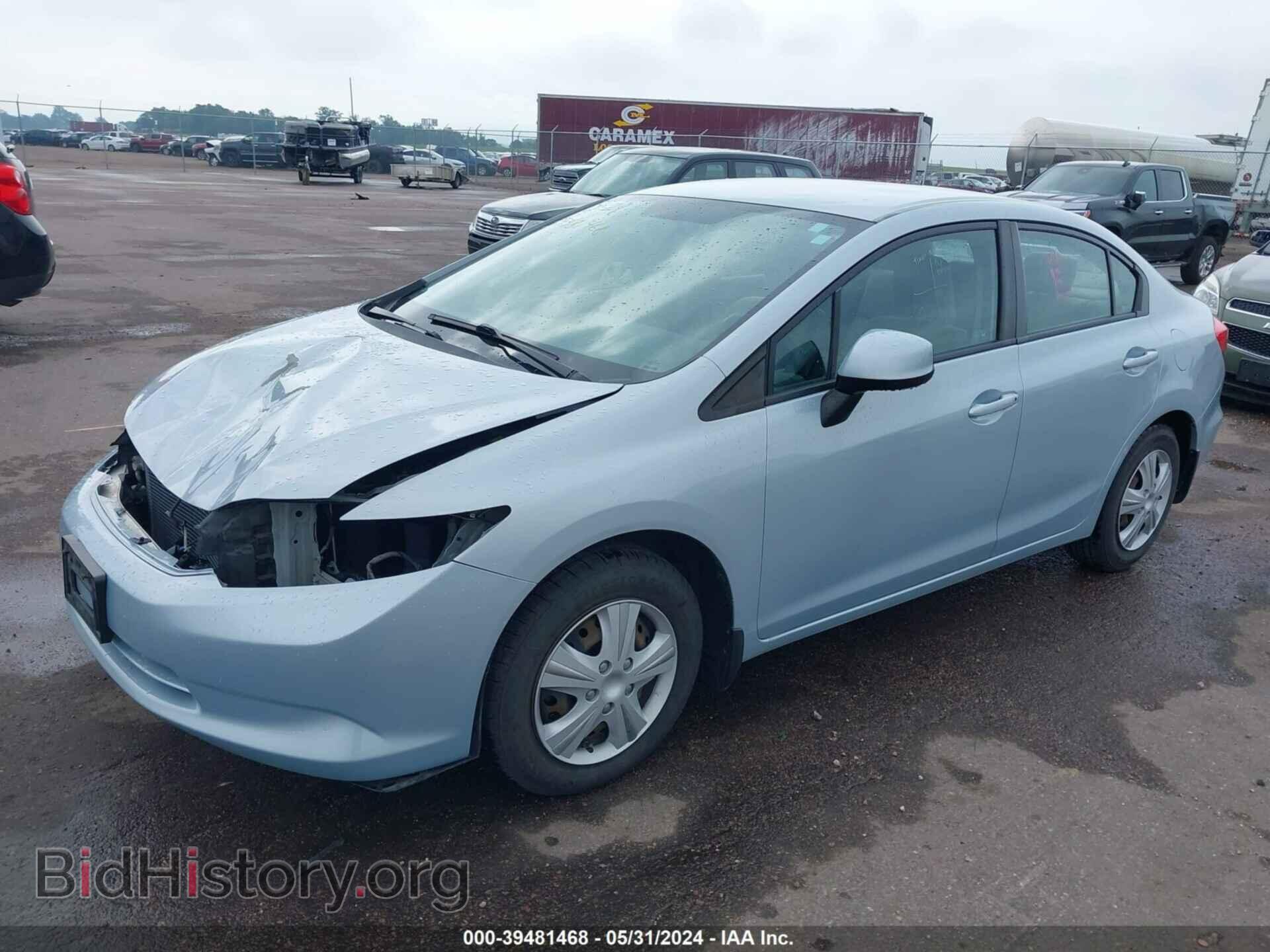 2012 HONDA CIVIC - VIN: 2HGFB2F55CH566224 - Photo 2