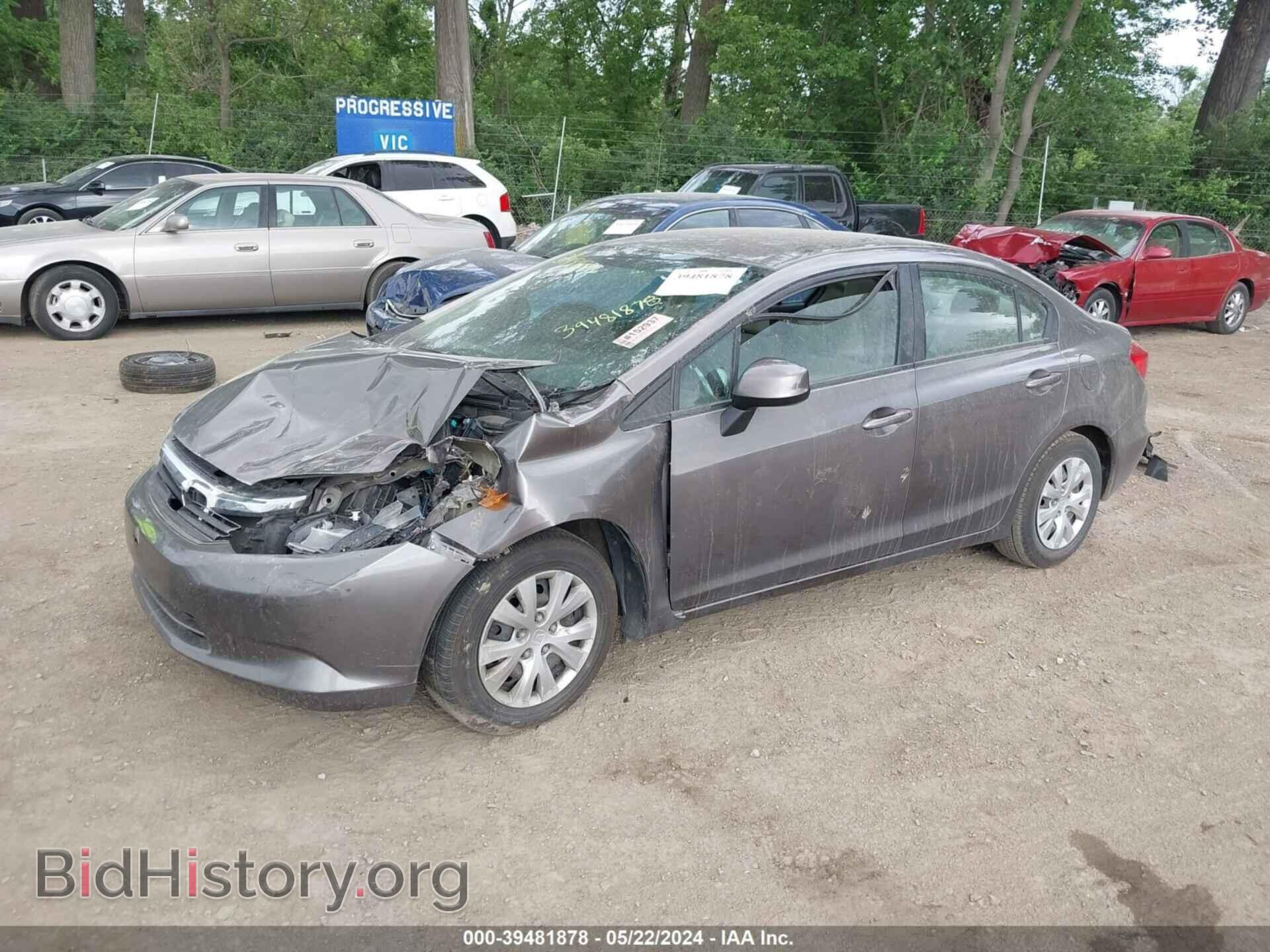 2012 HONDA CIVIC - VIN: 19XFB2F52CE070341 - Фото 2