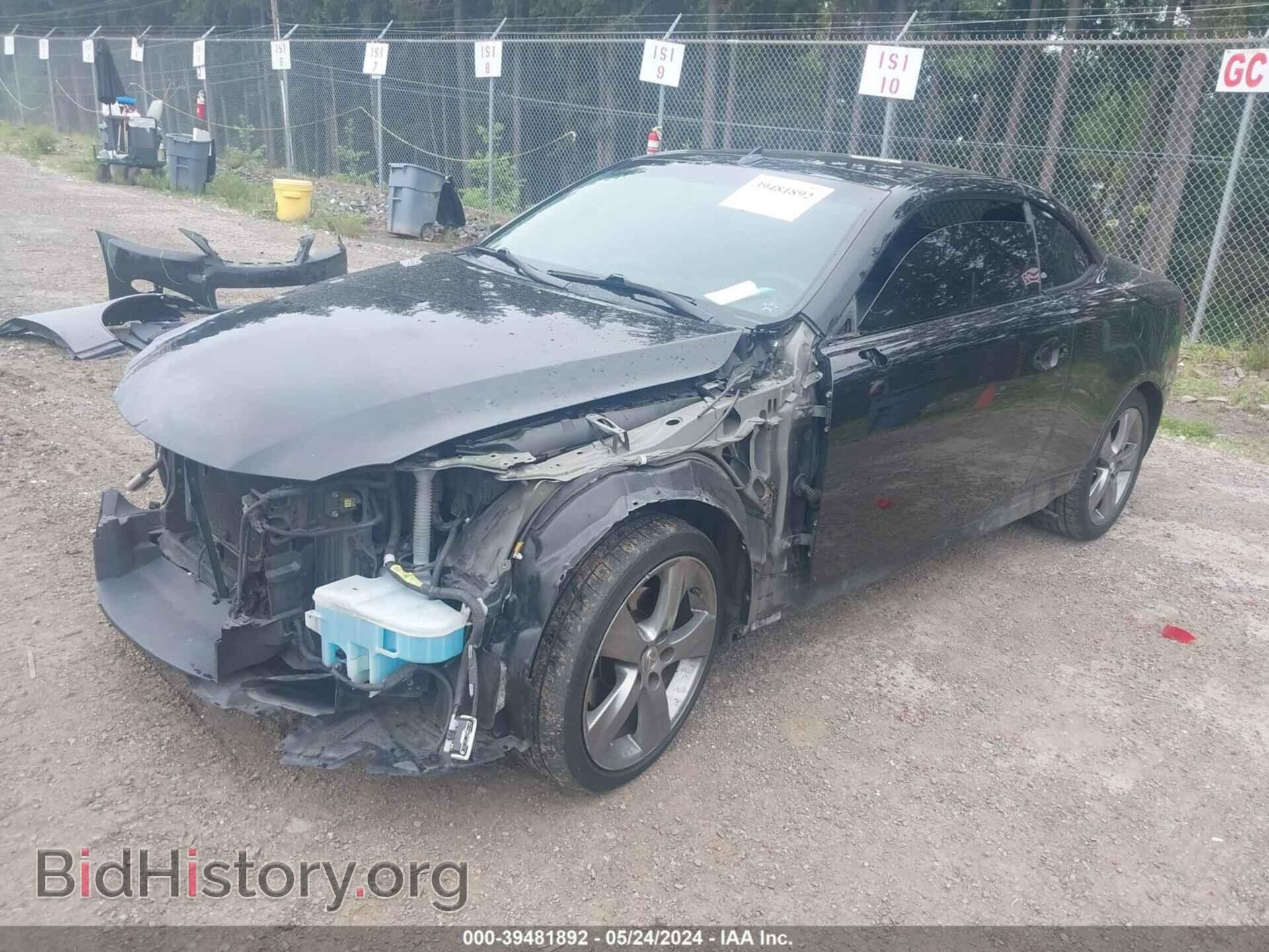2010 LEXUS IS 250C - VIN: JTHFF2C20A2507003 - Фото 2