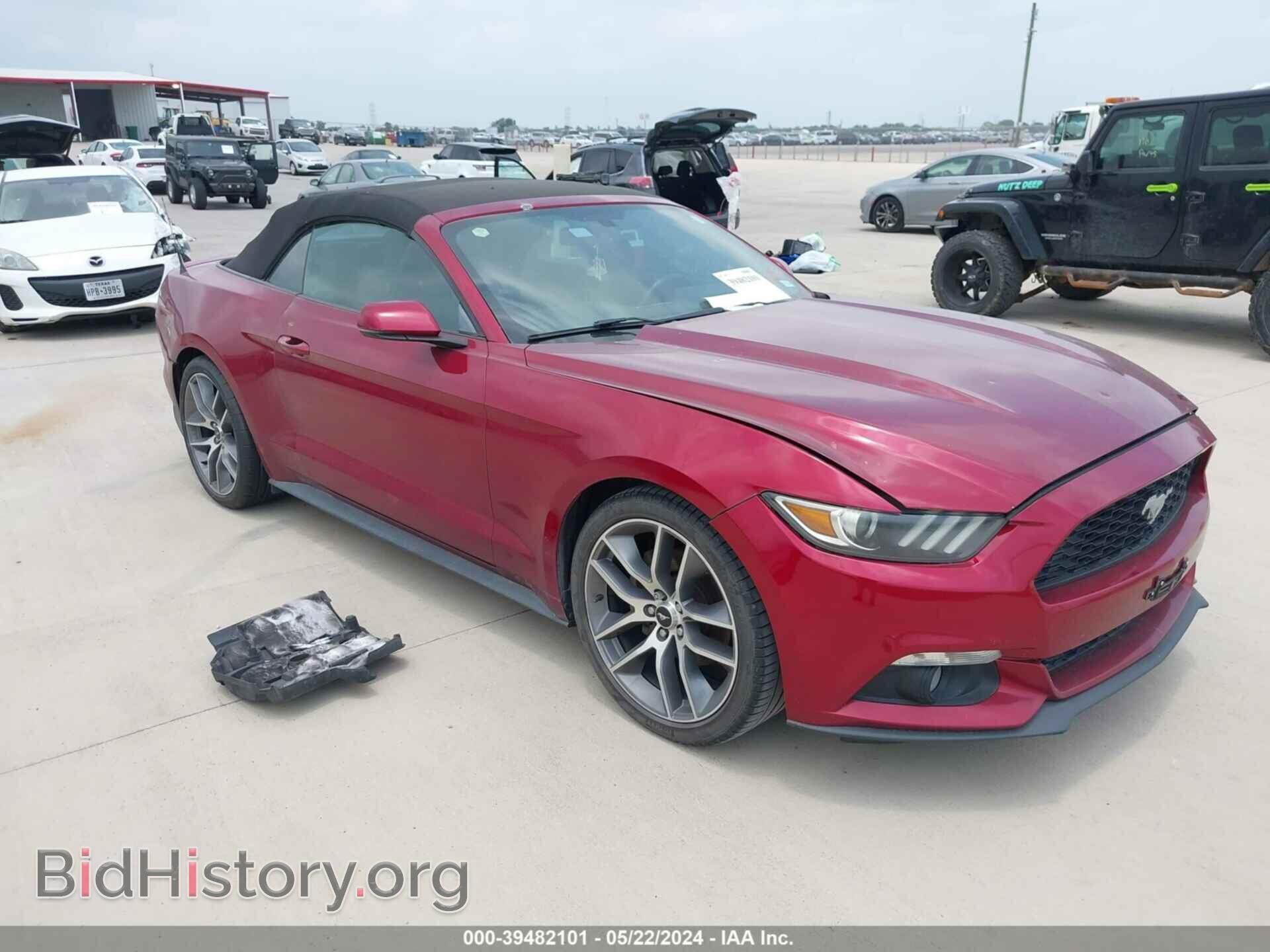 Фотография 1FATP8UH0G5211385 - FORD MUSTANG 2016