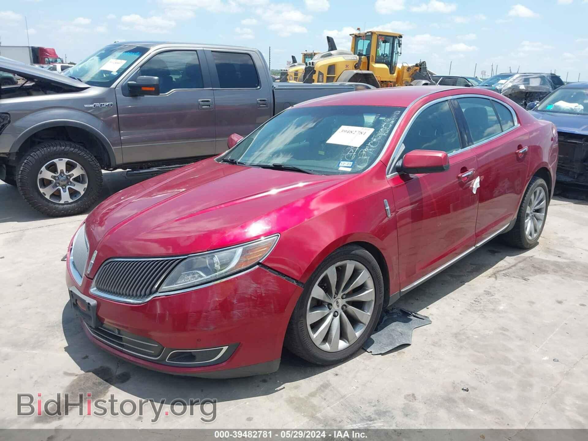 2013 LINCOLN MKS - VIN: 1LNHL9DK8DG617276 - Фото 2
