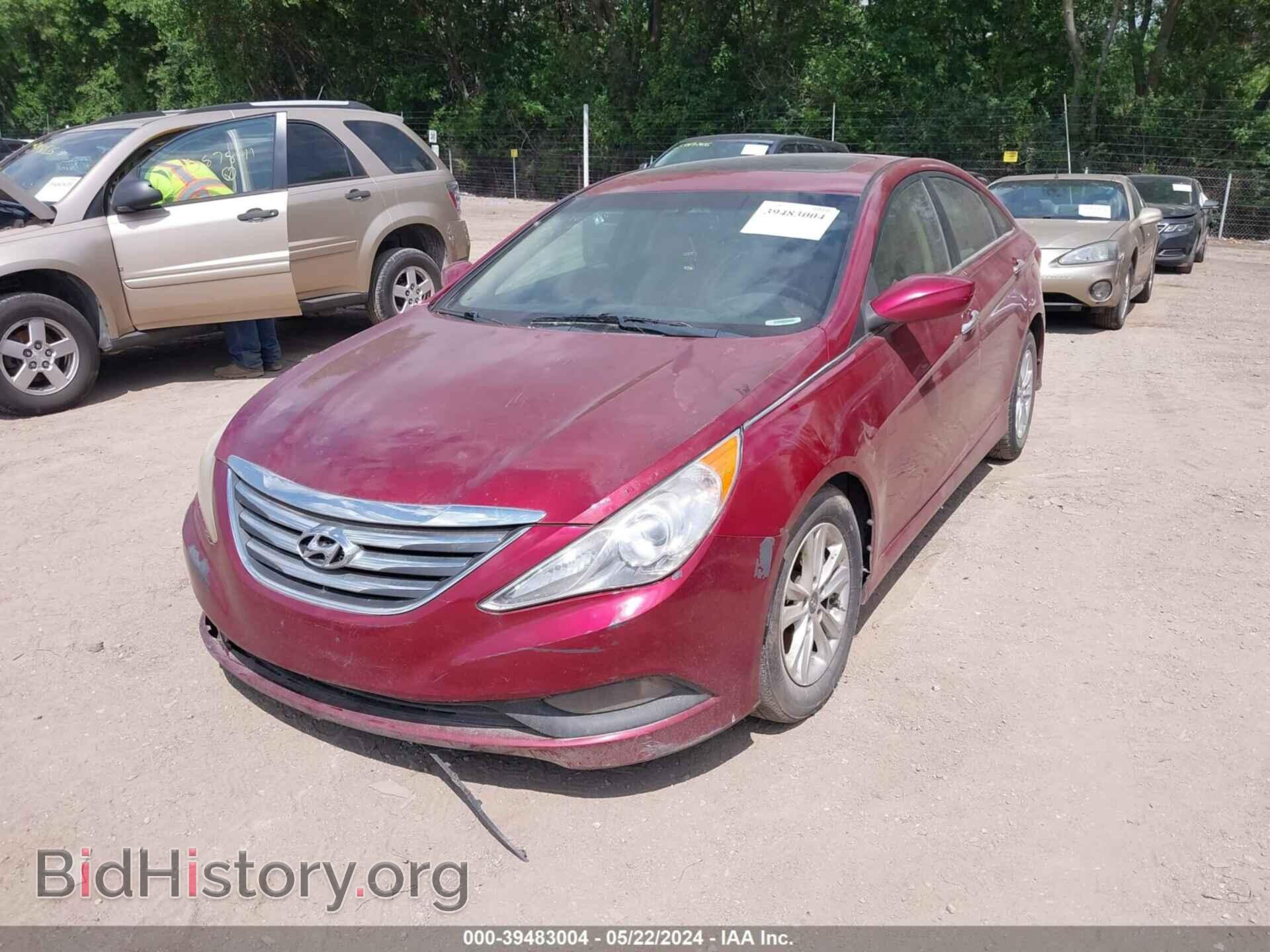 2014 HYUNDAI SONATA - VIN: 5NPEC4AC7EH868455 - Photo 2