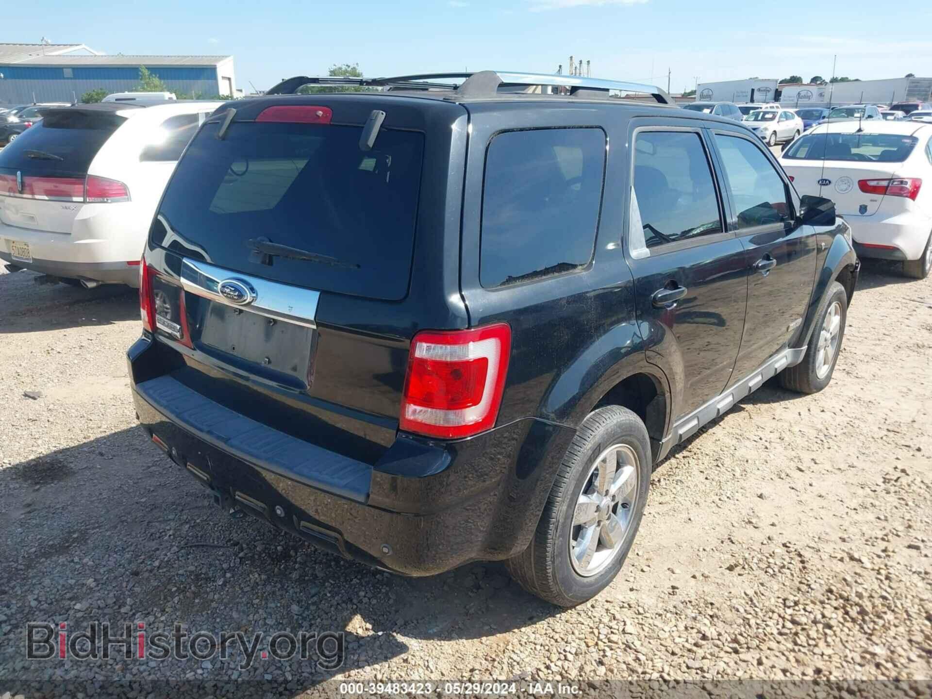 2008 FORD ESCAPE - VIN: 1FMCU04188KB11041 - Фото 4