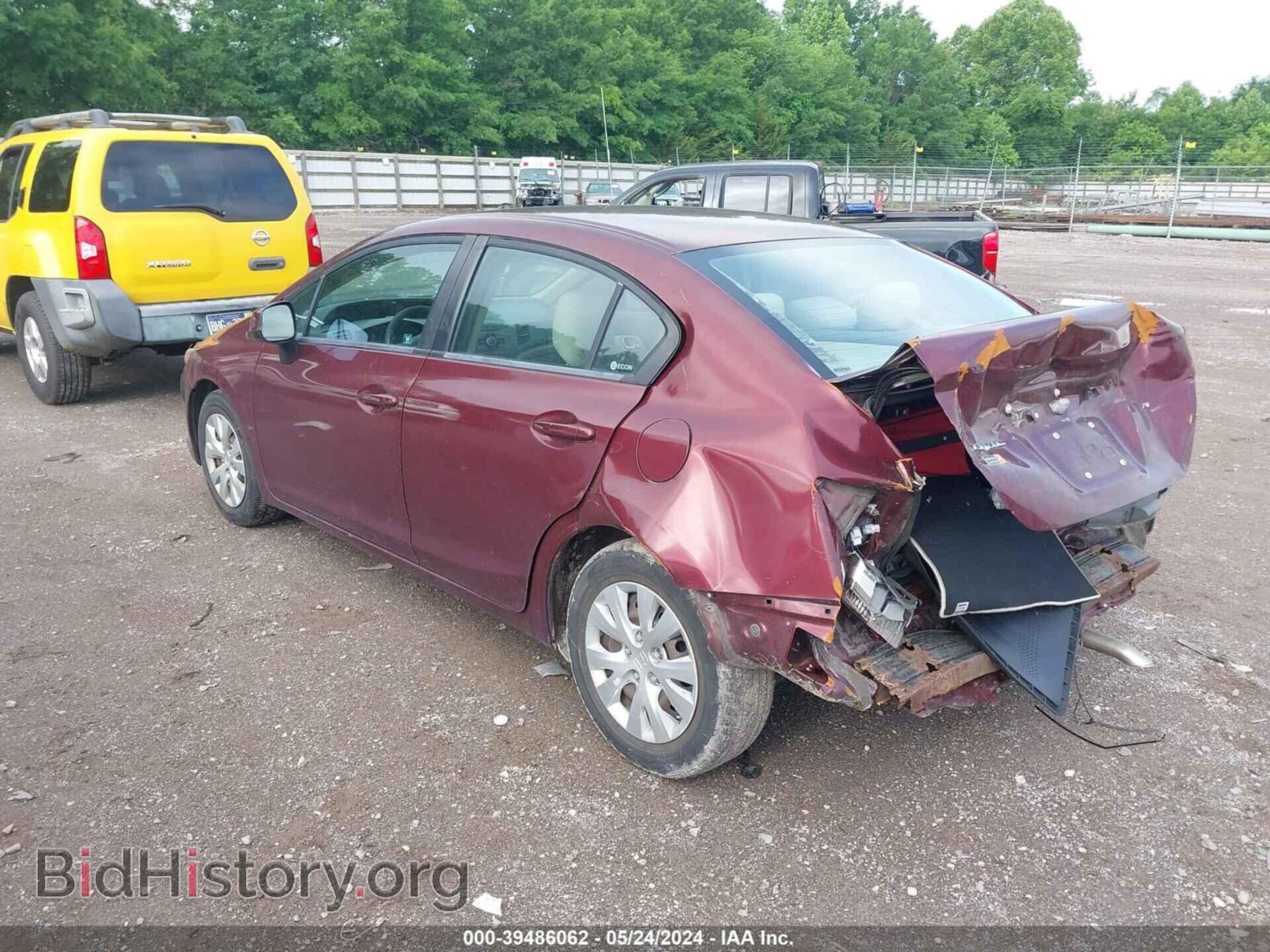 2012 HONDA CIVIC - VIN: 2HGFB2F50CH558984 - Photo 3