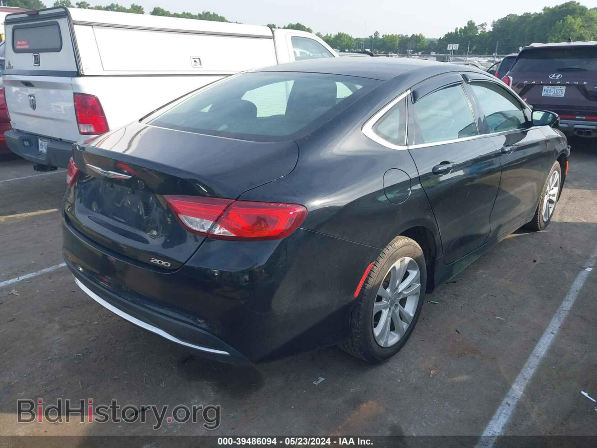 2015 CHRYSLER 200 - VIN: 1C3CCCAB9FN502513 - Фото 4