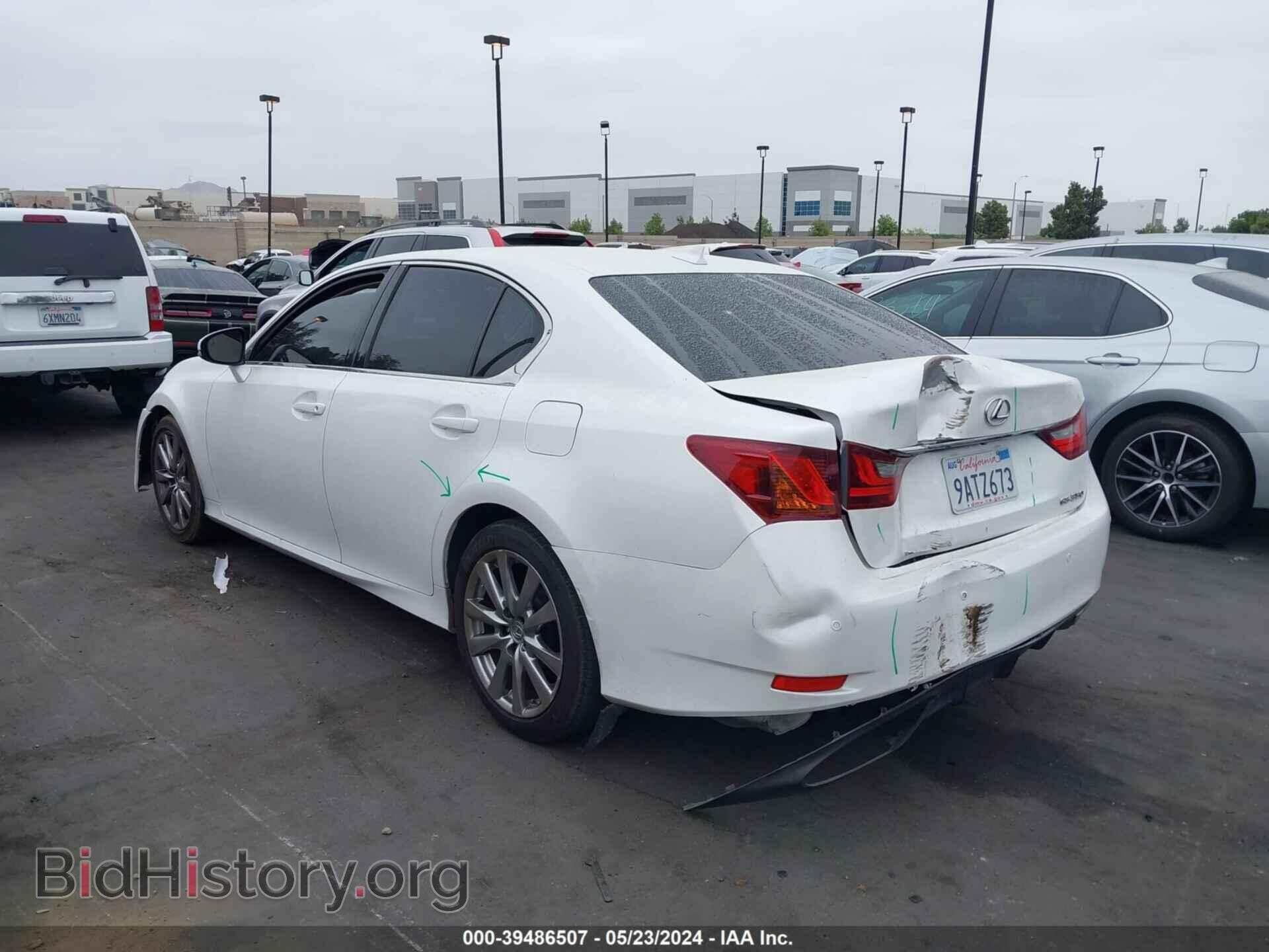 2013 LEXUS GS 350 - VIN: JTHBE1BL9D5026661 - Фото 3