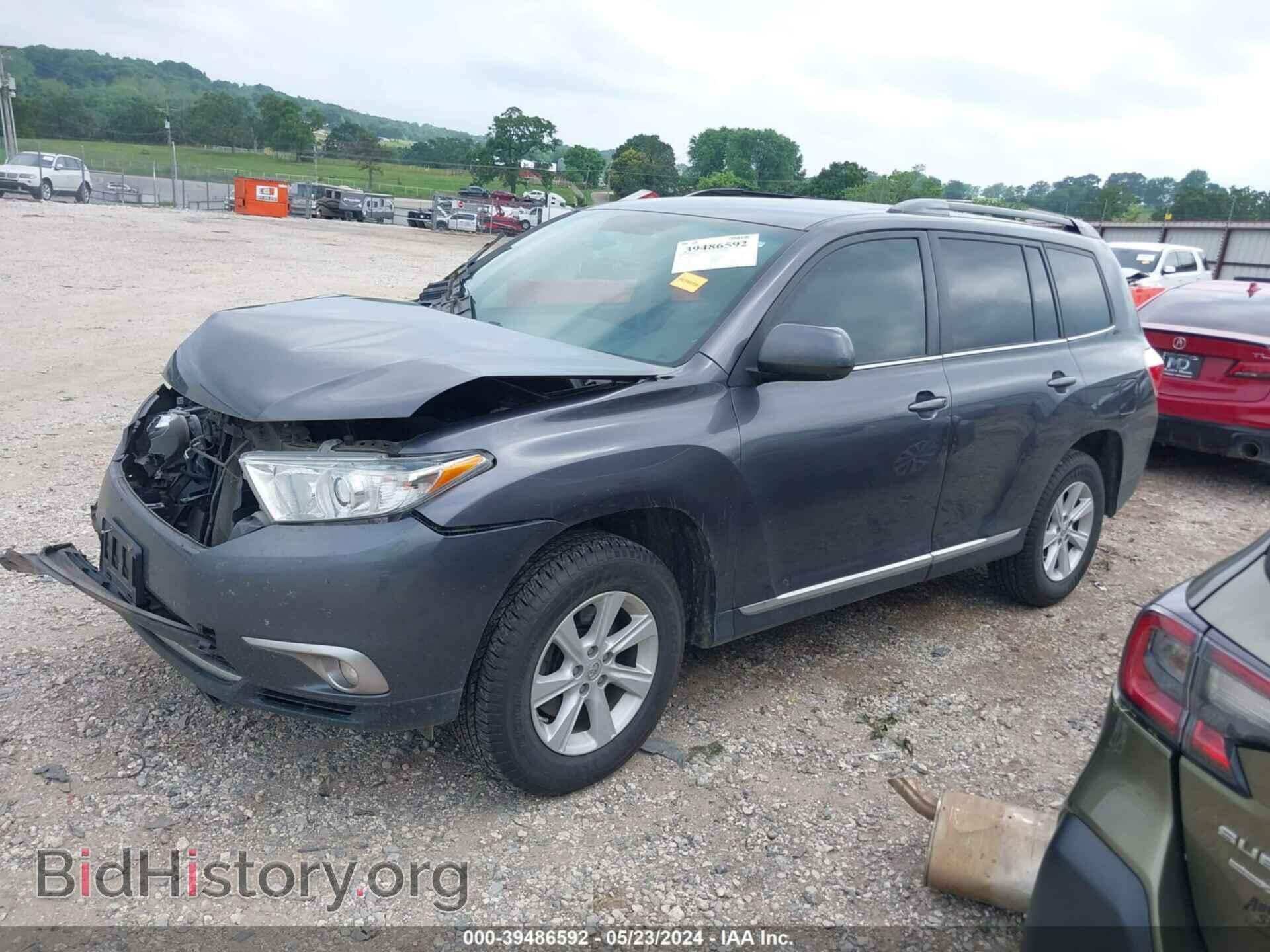 2012 TOYOTA HIGHLANDER - VIN: 5TDZA3EH9CS030894 - Фото 2