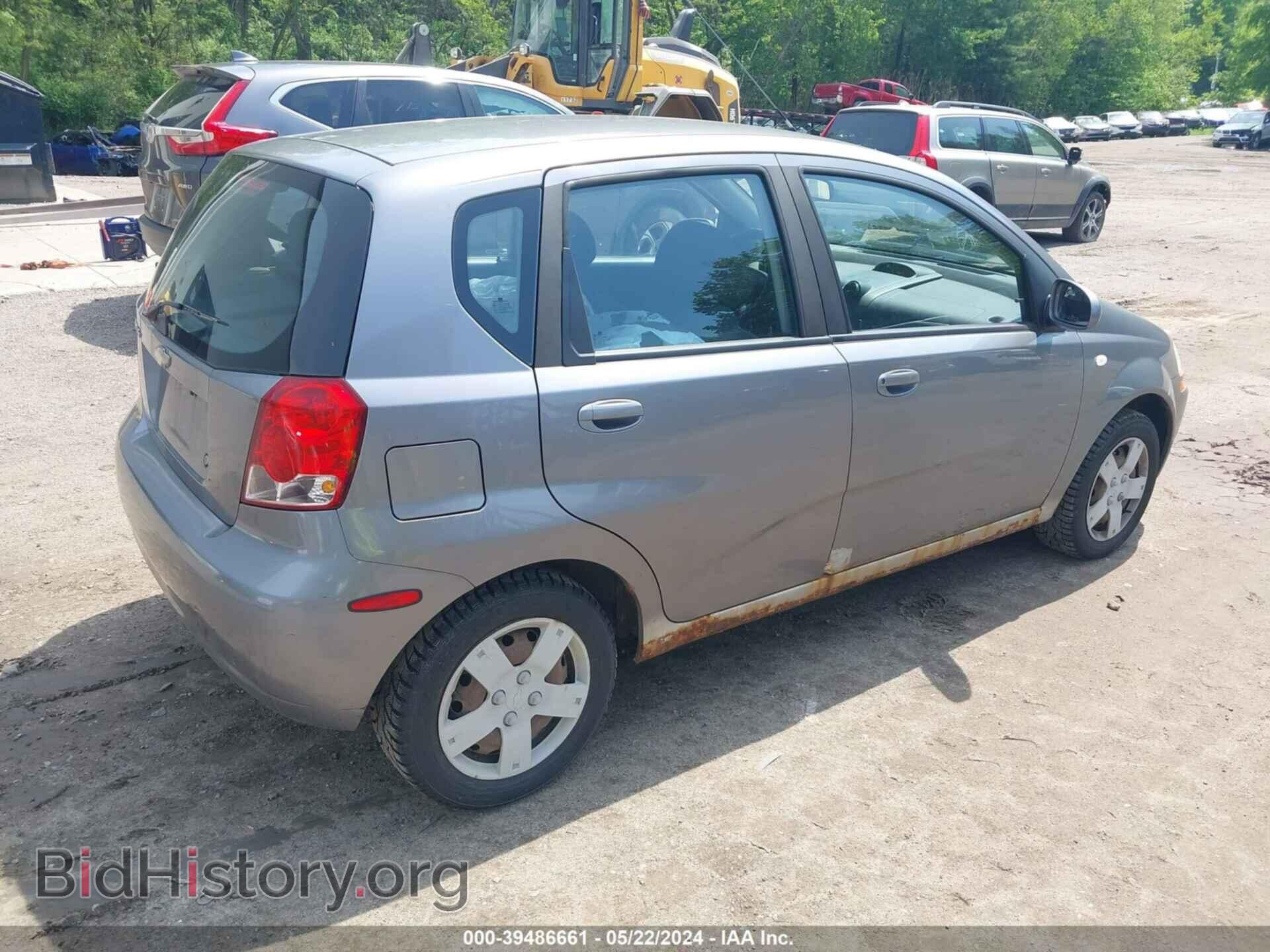 2006 CHEVROLET AVEO - VIN: KL1TD66606B594738 - Фото 4