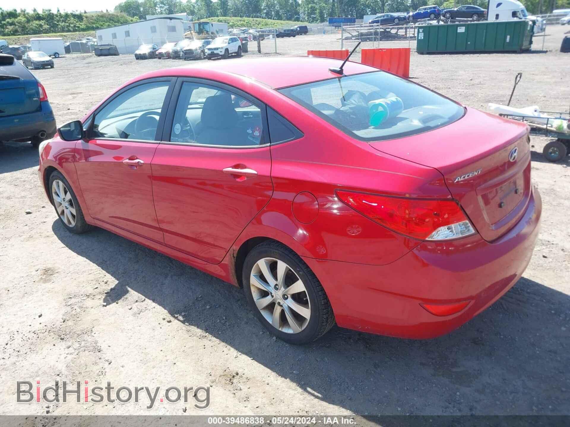2012 HYUNDAI ACCENT - VIN: KMHCU4AE0CU241990 - Фото 3