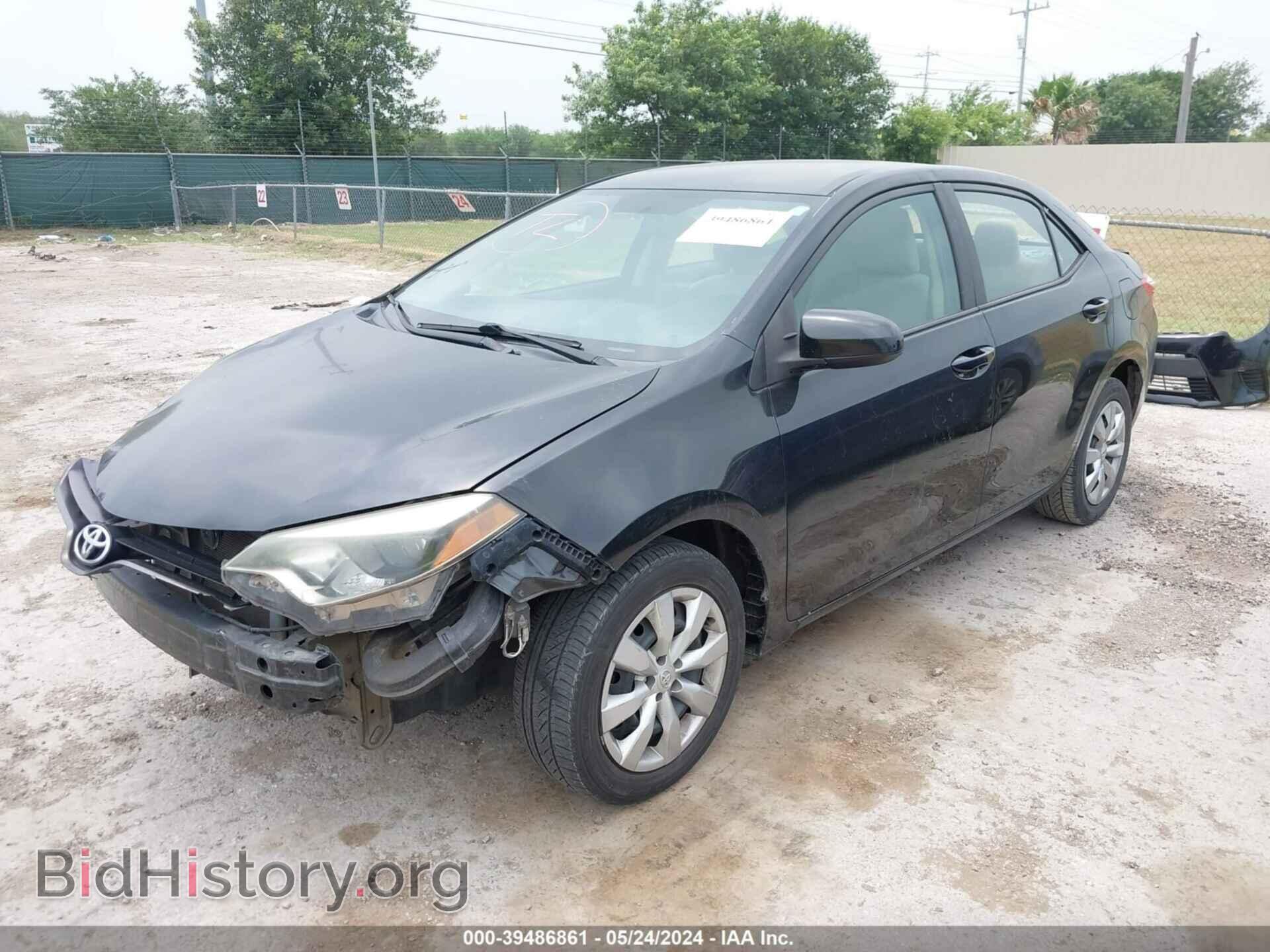 2014 TOYOTA COROLLA - VIN: 5YFBURHE4EP128322 - Фото 2