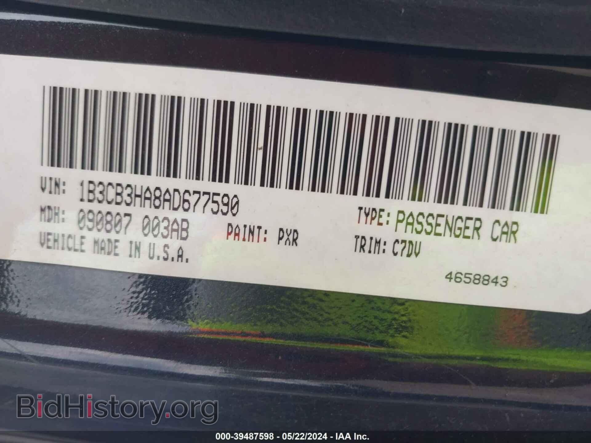 2010 DODGE CALIBER - VIN: 1B3CB3HA8AD677590 - Фото 9