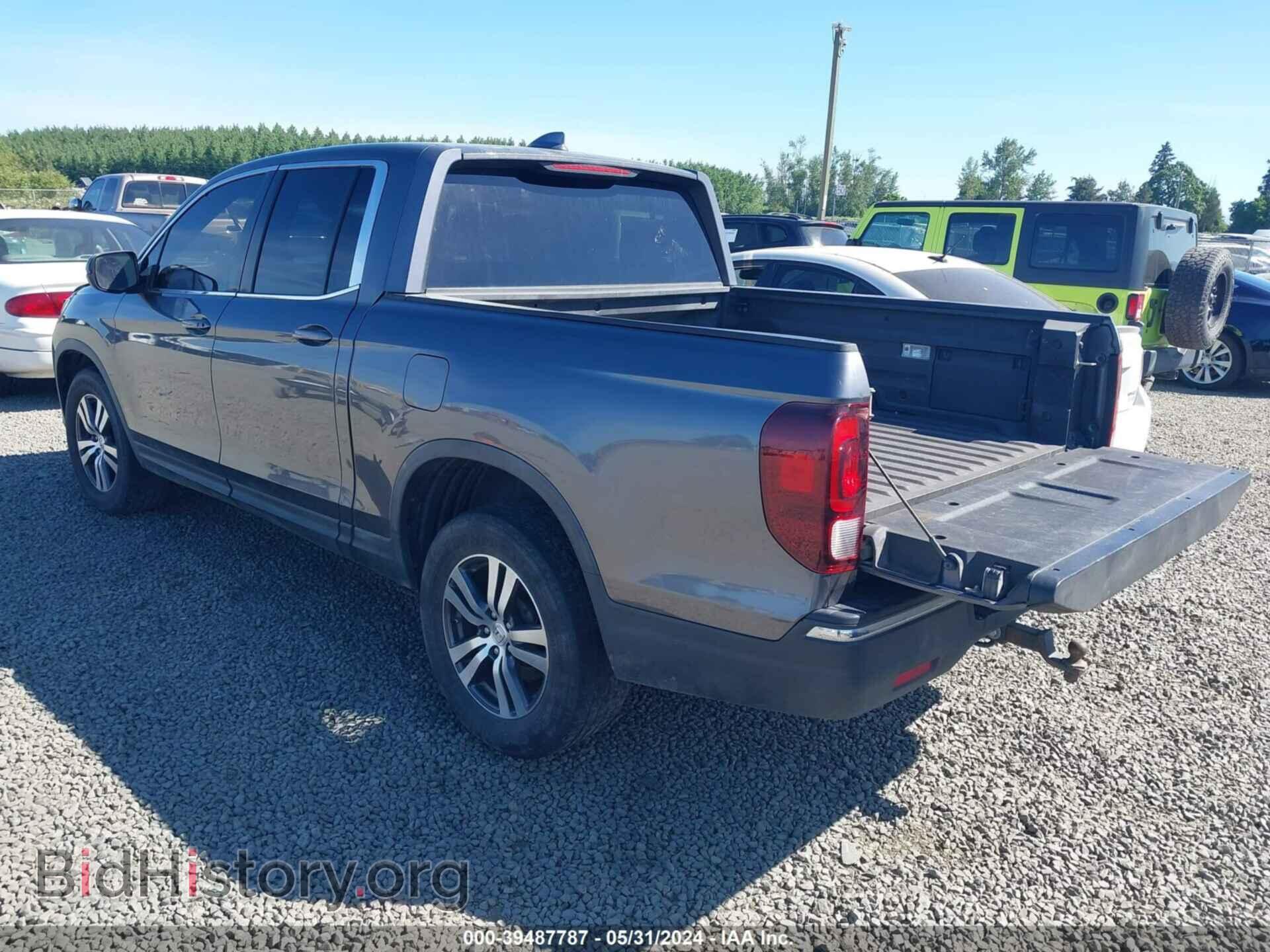 2017 HONDA RIDGELINE - VIN: 5FPYK3F41HB036714 - Фото 3