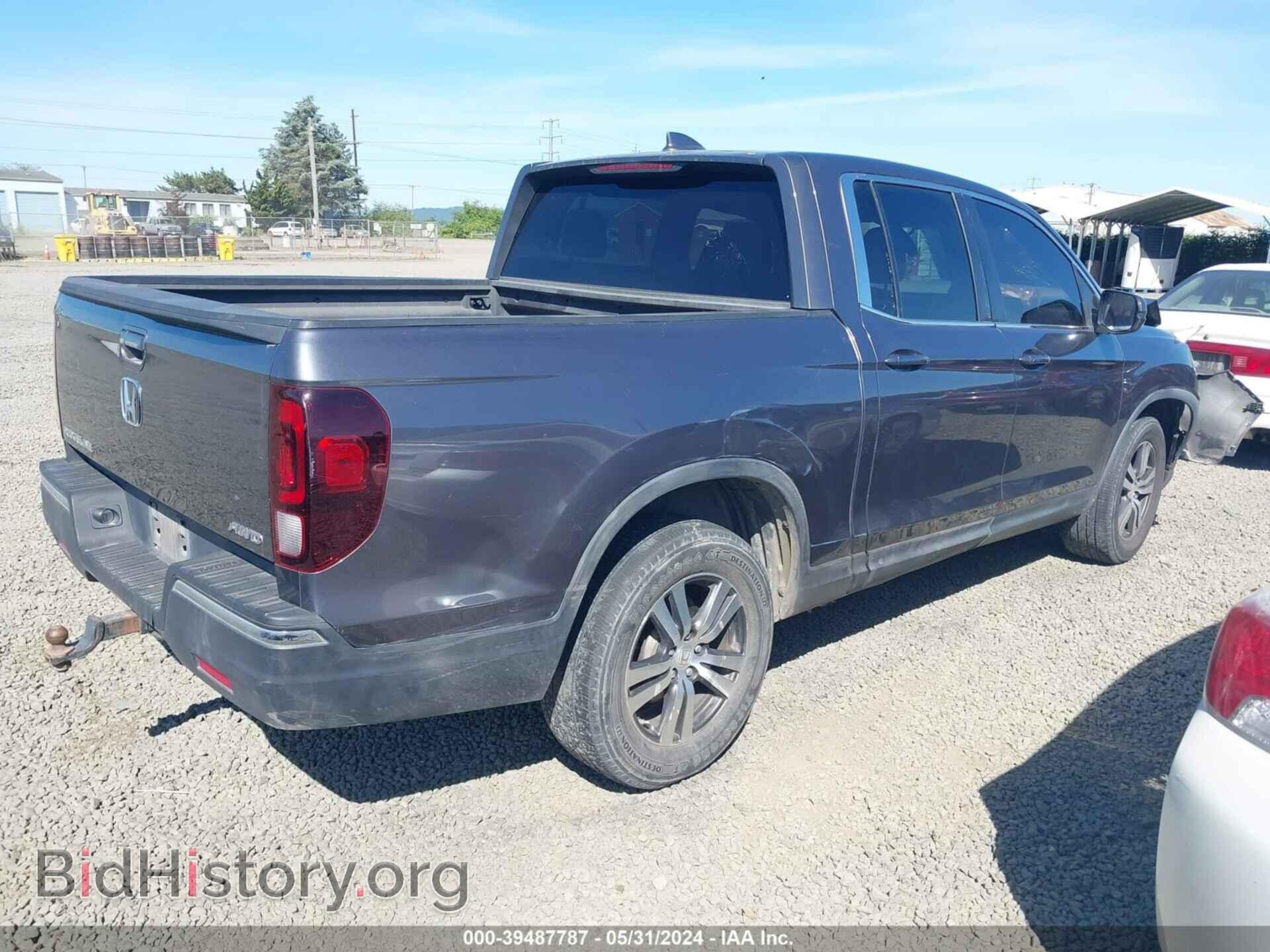 2017 HONDA RIDGELINE - VIN: 5FPYK3F41HB036714 - Фото 4