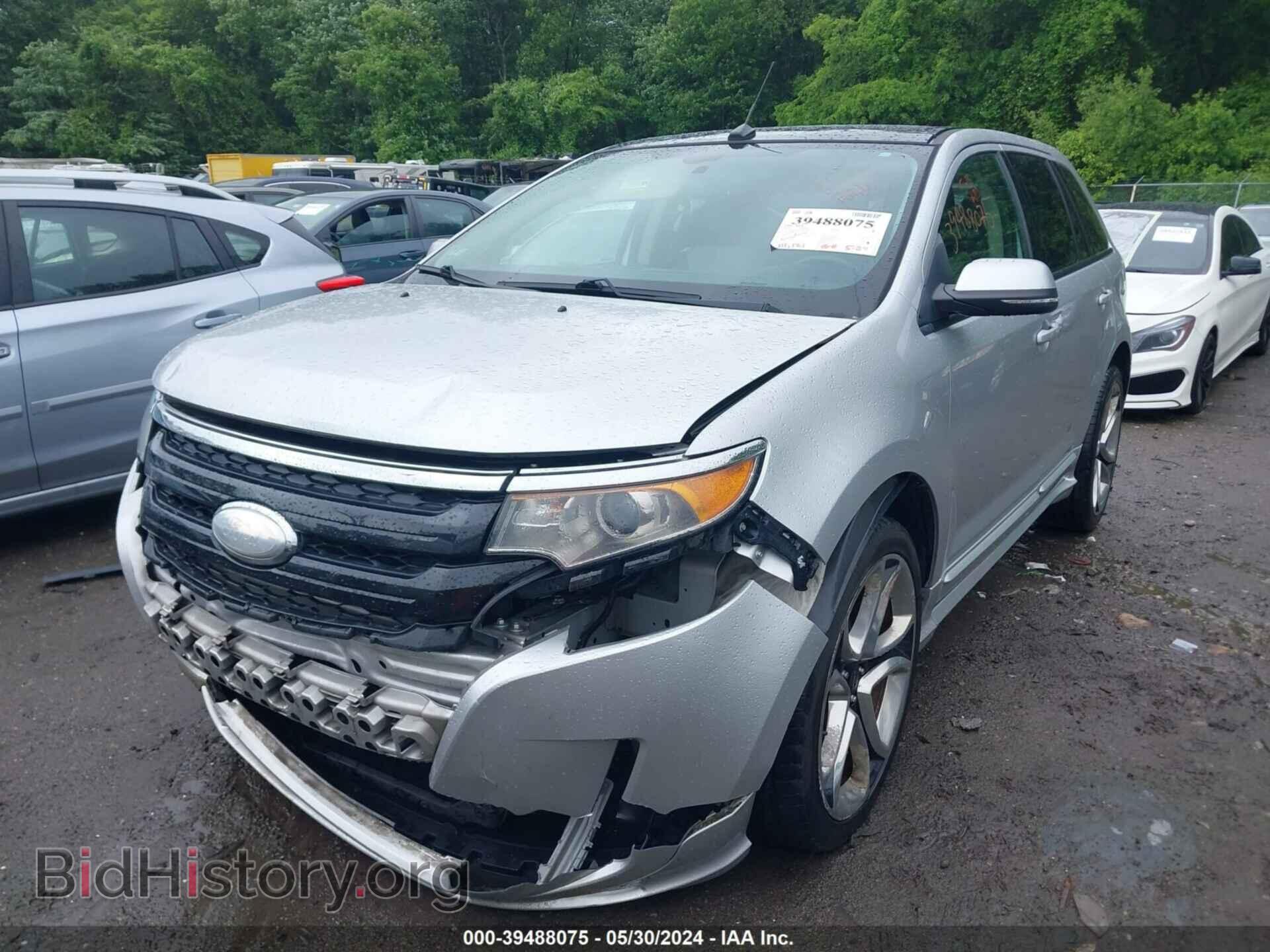 2014 FORD EDGE - VIN: 2FMDK4AK2EBA00554 - Фото 2