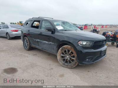 2018 Dodge DURANGO GT AWD, black — VIN 1C4RDJDGXJC355329, IAAI