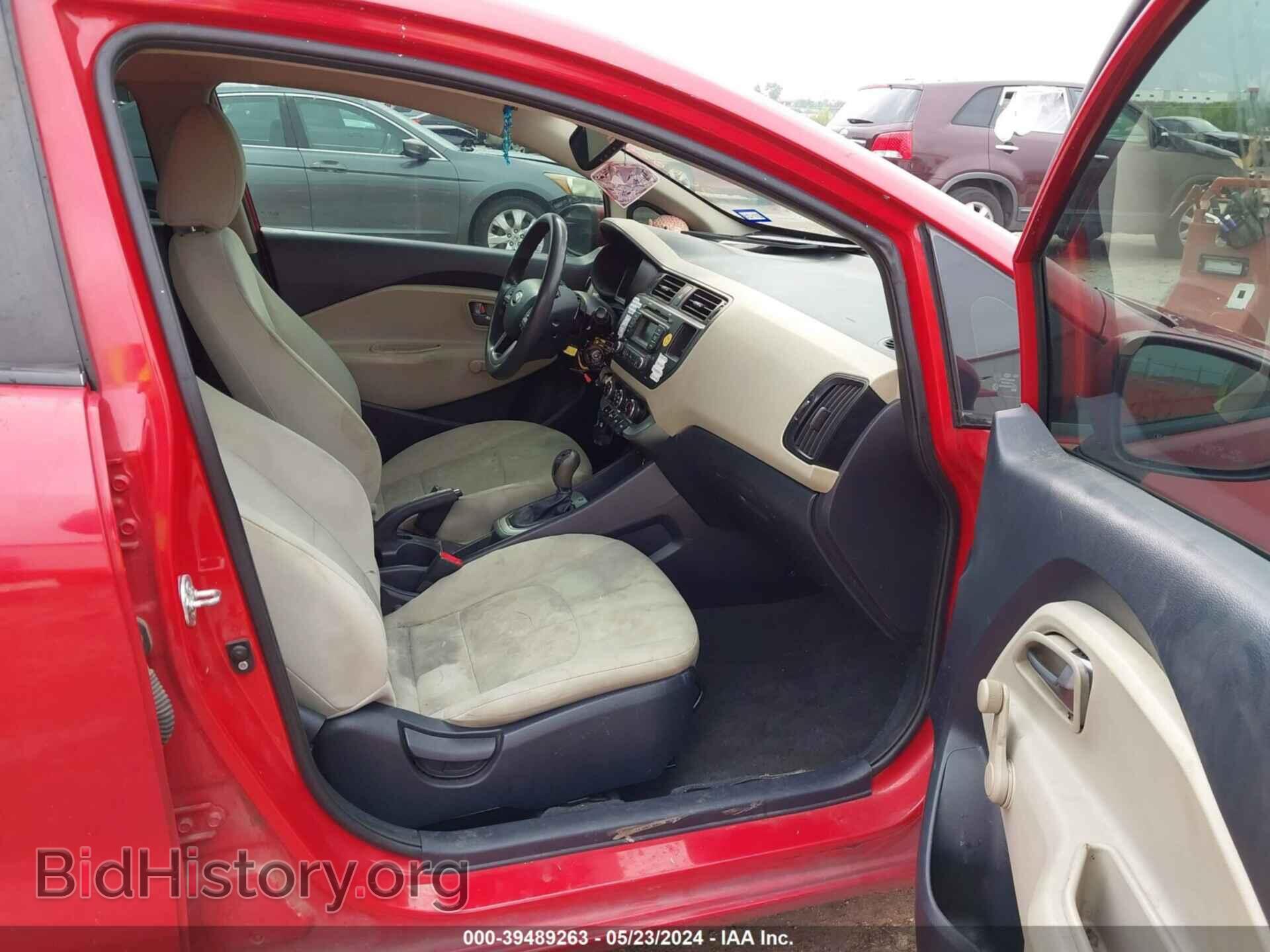 2013 KIA RIO - VIN: KNADM4A32D6231245 - Фото 5