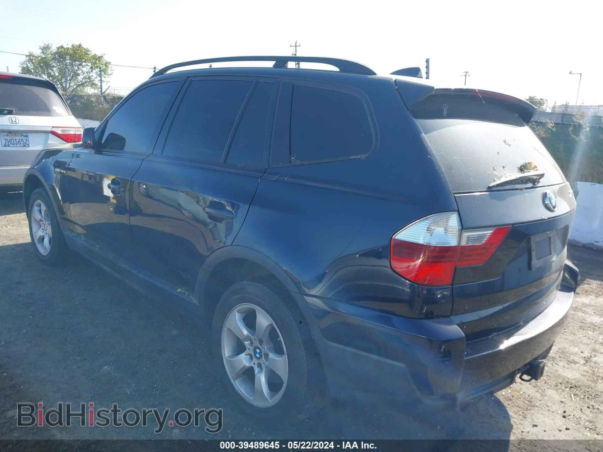 2007 BMW X3 - VIN: WBXPC93477WF23084 - Фото 3