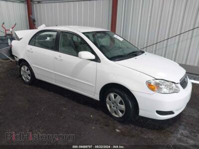 2008 Toyota COROLLA LE, белый — VIN 2T1BR32E48C915976, IAAI