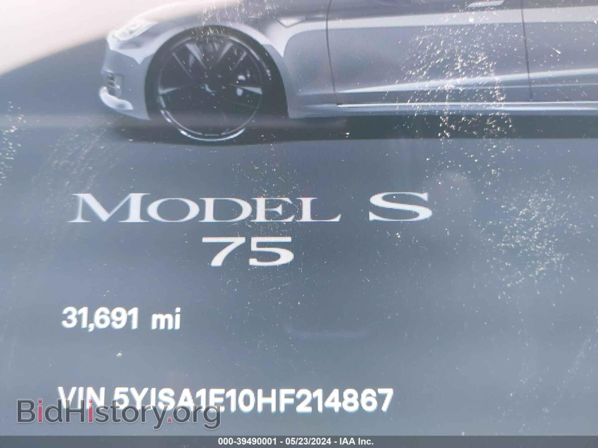 2017 TESLA MODEL S - VIN: 5YJSA1E10HF214867 - Фото 7