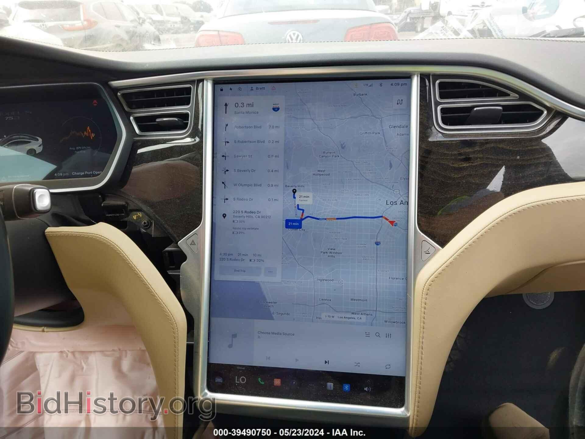 2016 TESLA MODEL S - VIN: 5YJSA1E24GF147276 - Фото 17