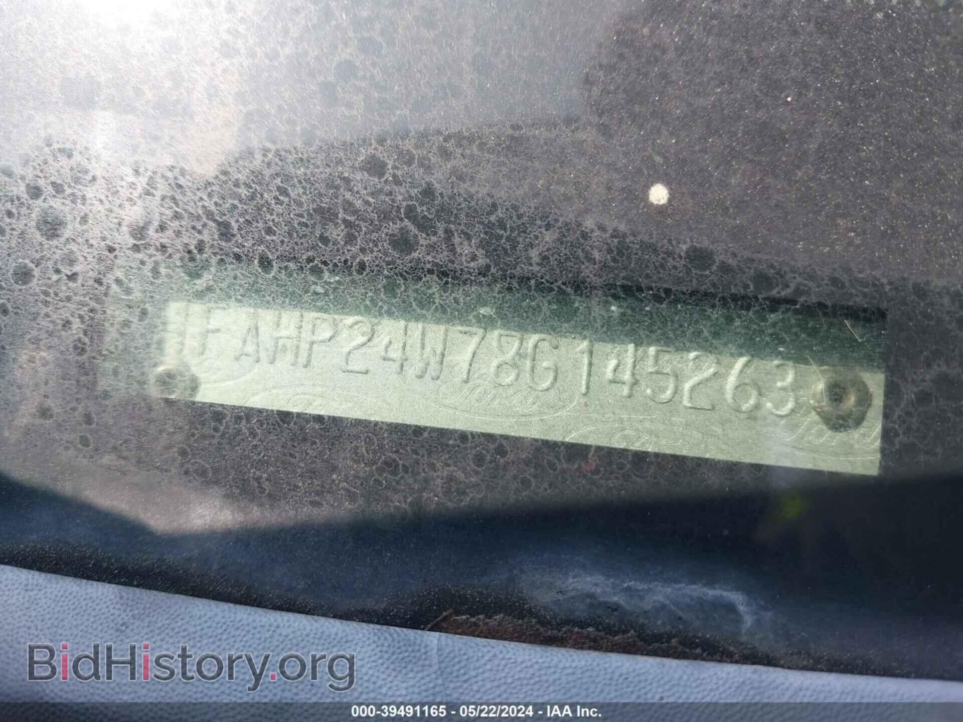 2008 FORD TAURUS - VIN: 1FAHP24W78G145263 - Photo 9